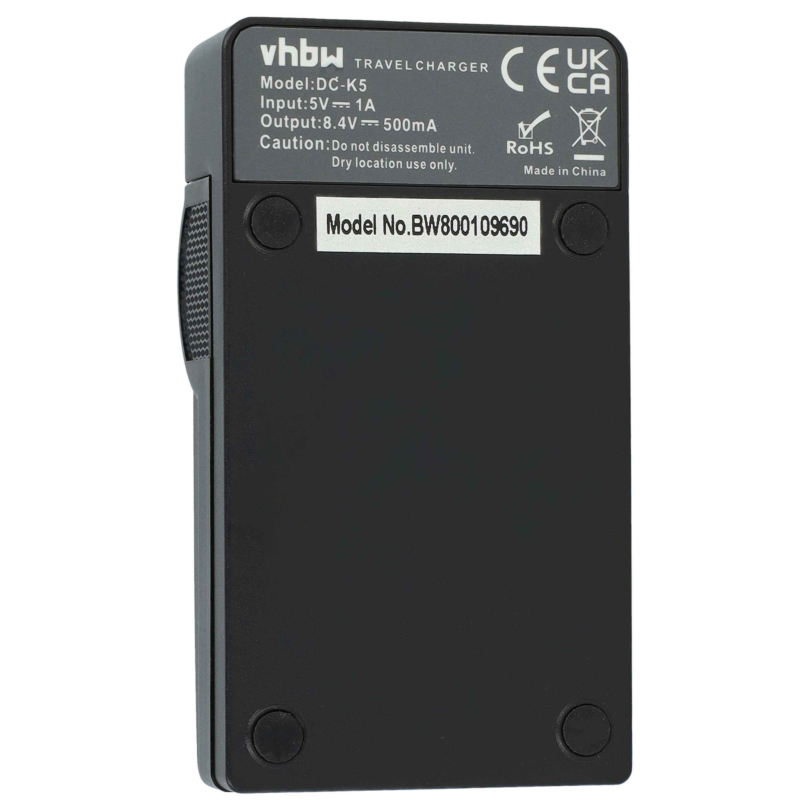 Battery Charger suitable for Grundig Digital Camera - 0.5 A, 8.4 V