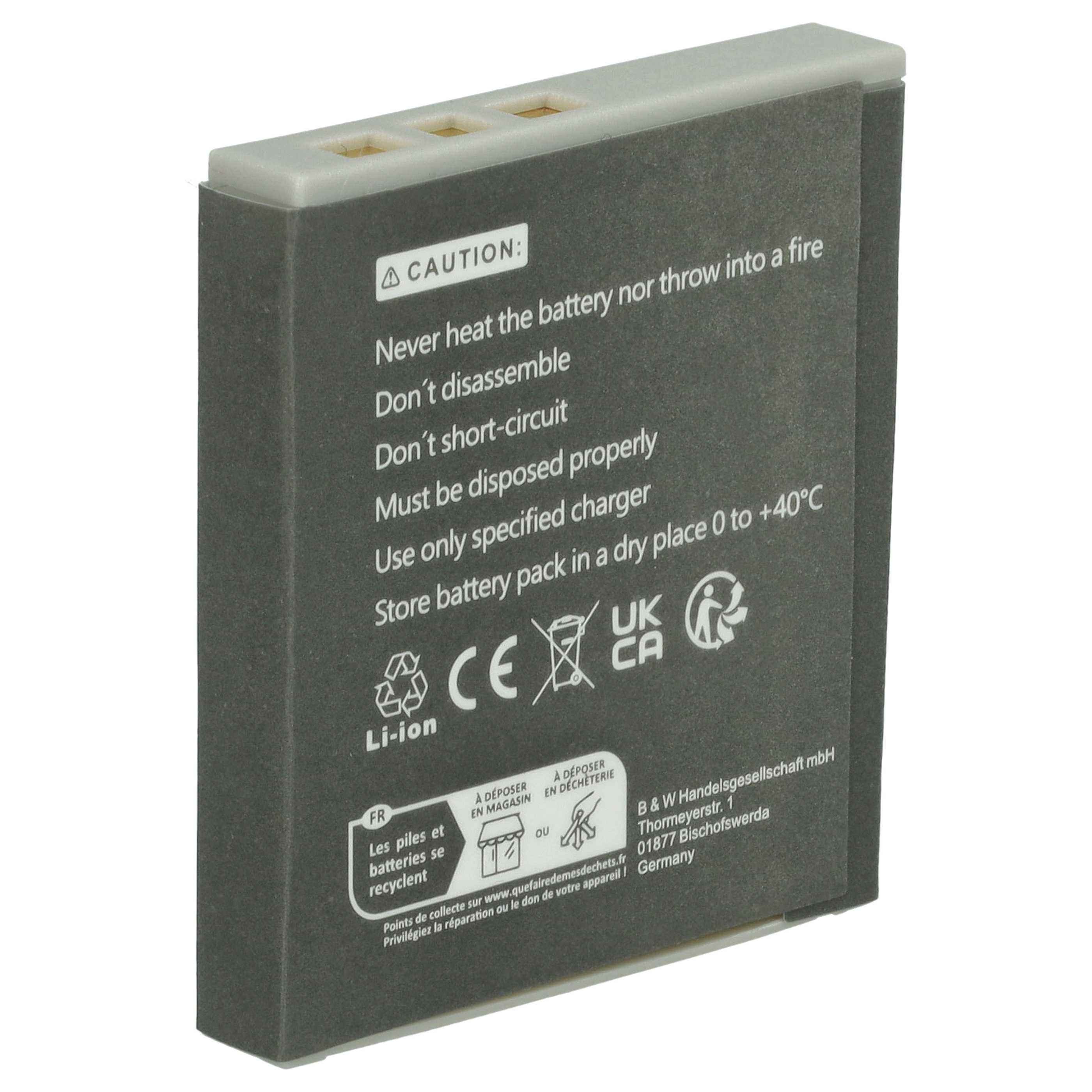 Wireless Headset Battery Replacement for Bang & Olufsen PLB103, 1973822, 1ICP6/34/36 - 770 mAh 3.7 V Li-Ion