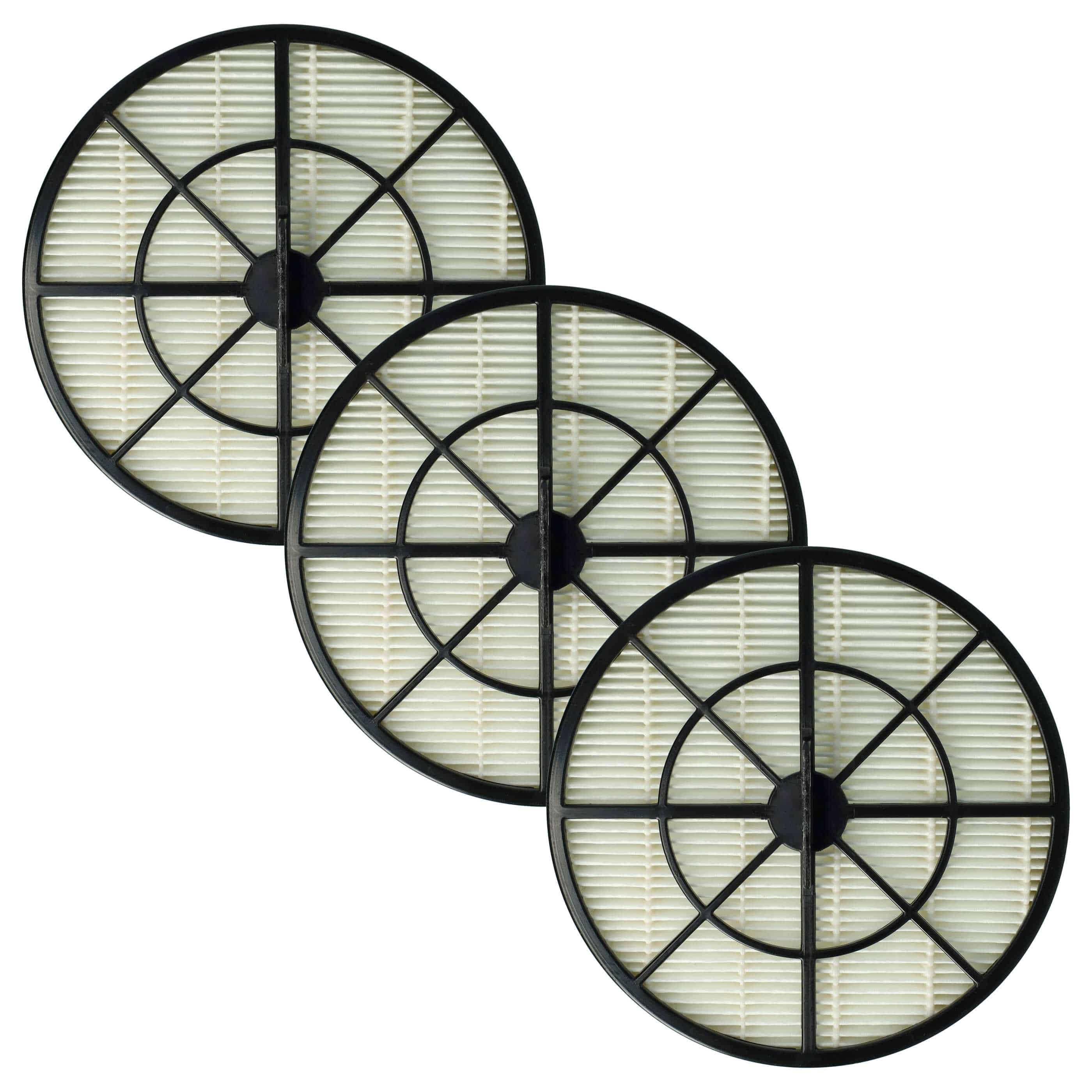 3x exhaust filter replaces Dirt Devil F49, 440001035 for Grundig Vacuum Cleaner
