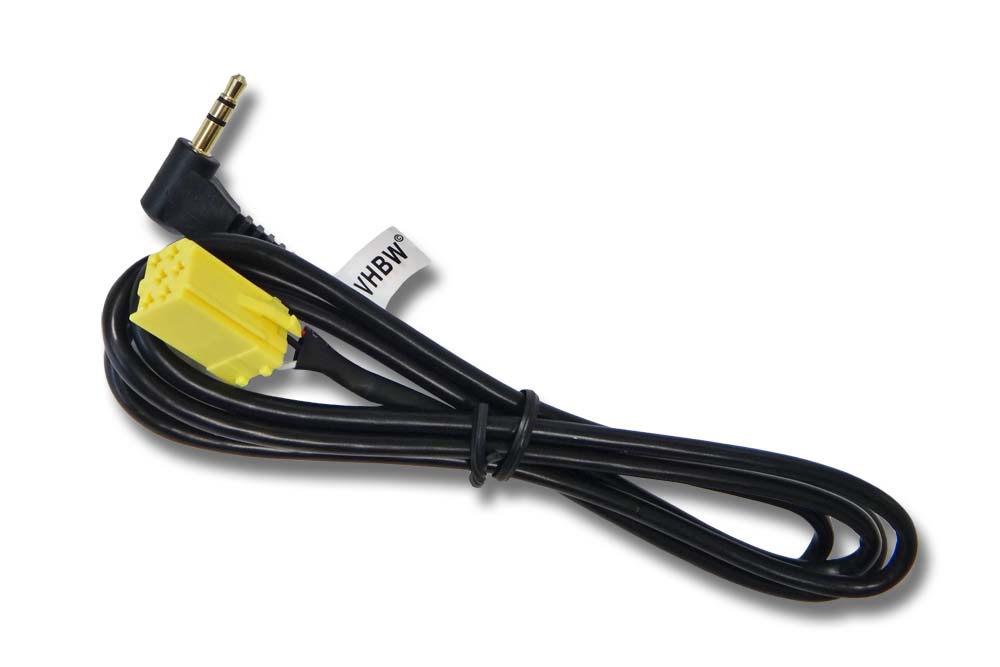 AUX Audio Adapter Kabel für Smart ForTwo ab Bj. 2007 451 Auto Radio - 120 cm