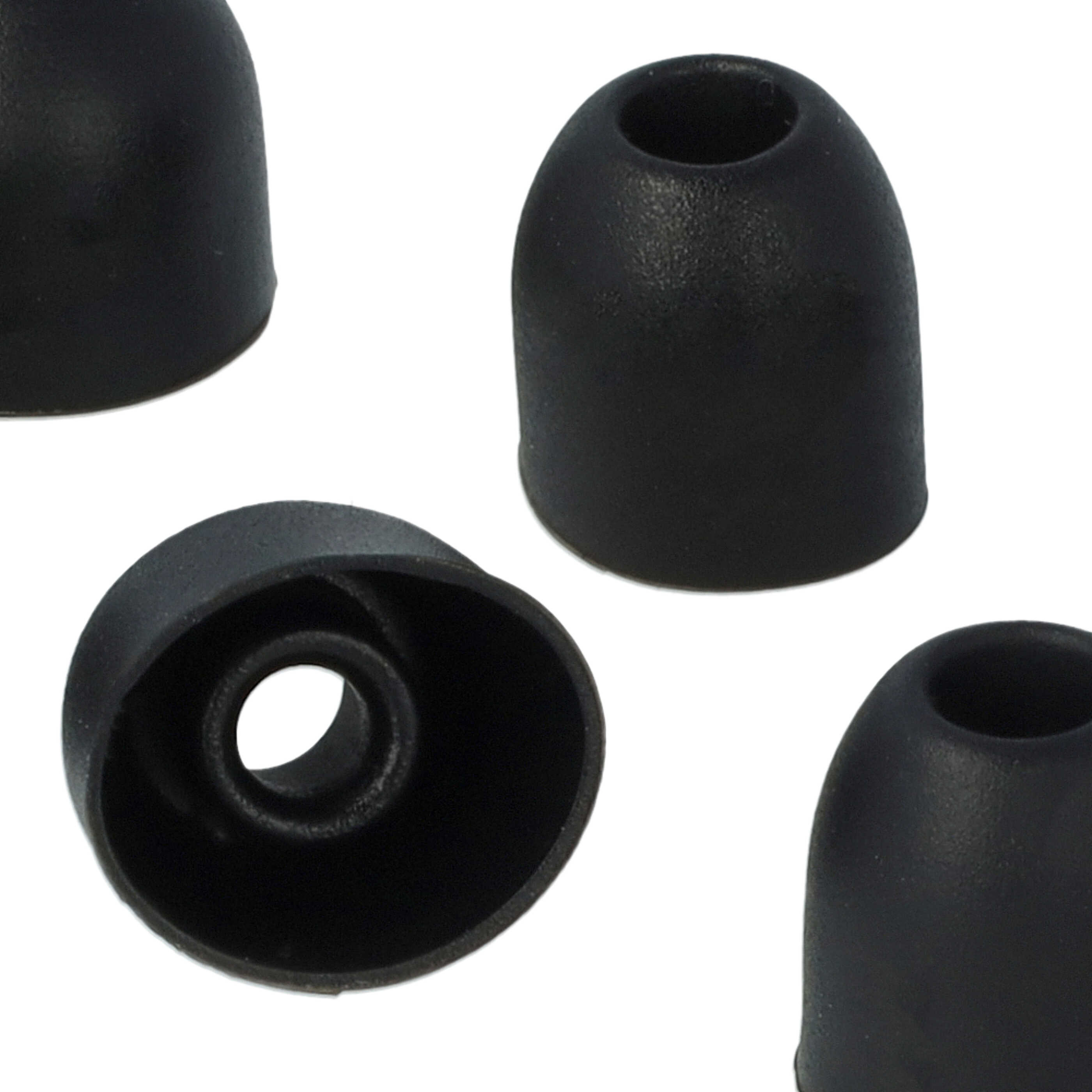 vhbw 7 Paar Ohrstöpsel passend für Sony WF-1000XM3 kabellose Kopfhörer - Schwarz / Weiß, Silikon, Weich