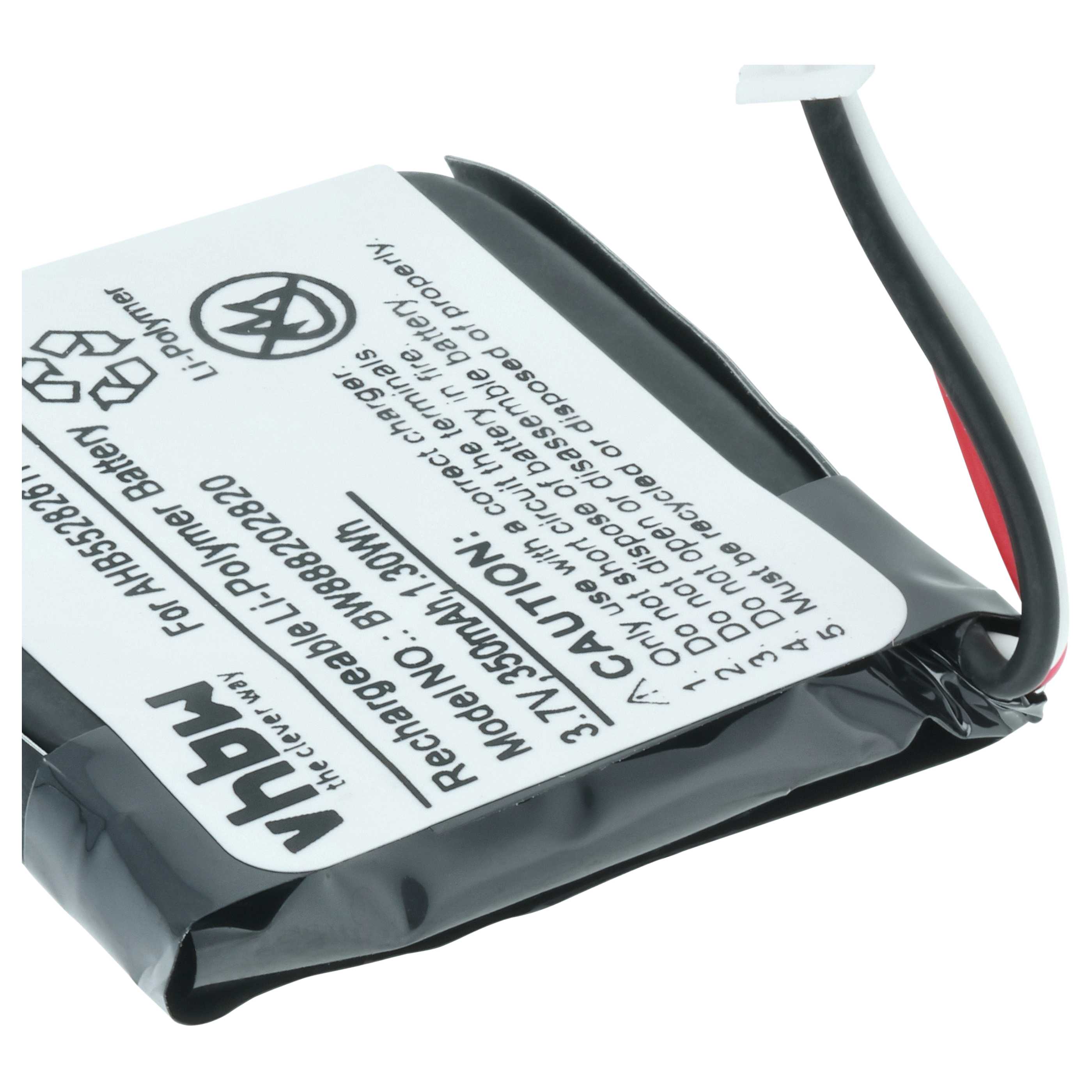 Akumulator do słuchawek bezprzewodowych zamiennik Sennheiser AHB552826TPC-2 - 350 mAh 3,7 V LiPo