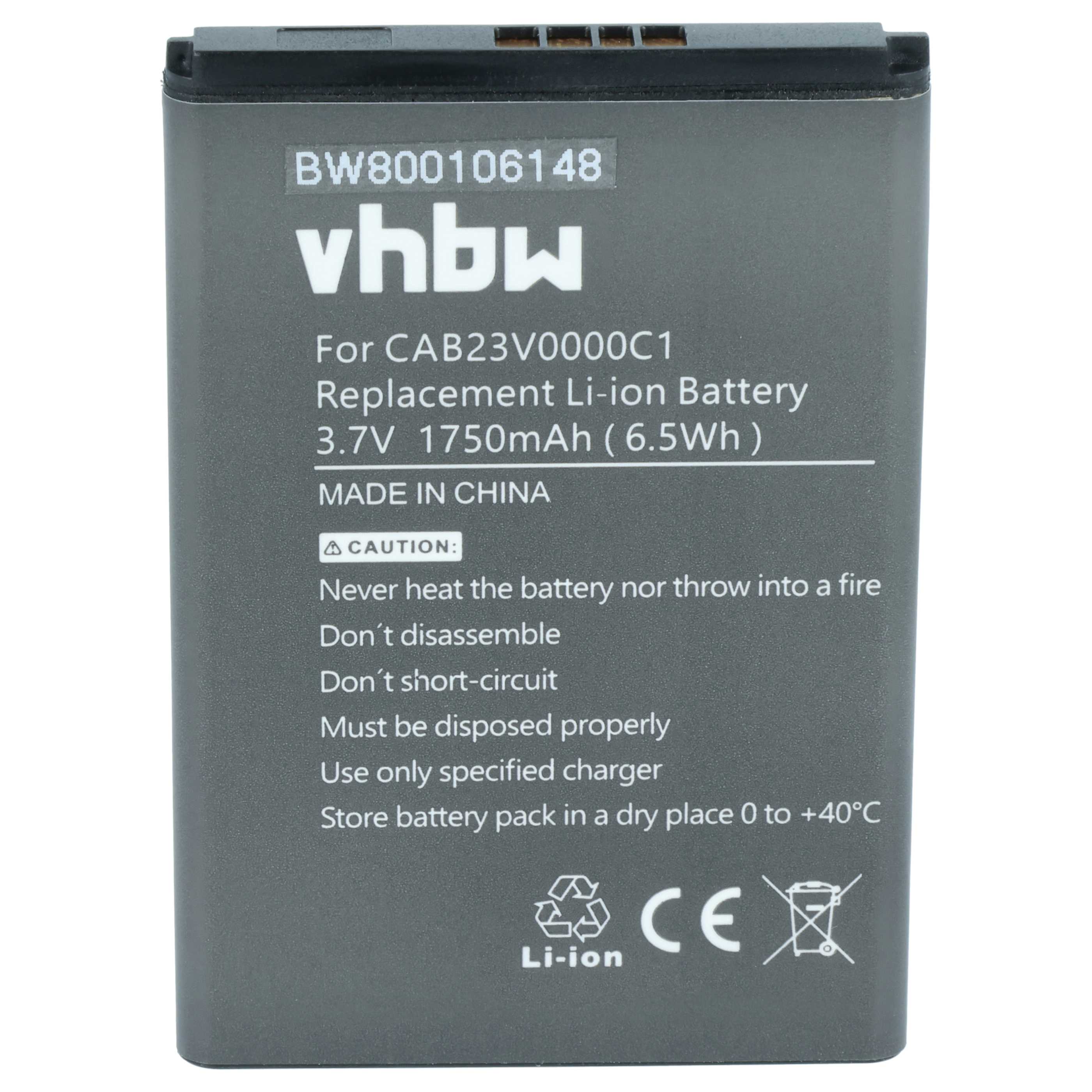 Router-Akku als Ersatz für Alcatel CAB23V0000C1 für Alcatel - 1750mAh 3,7V Li-Ion