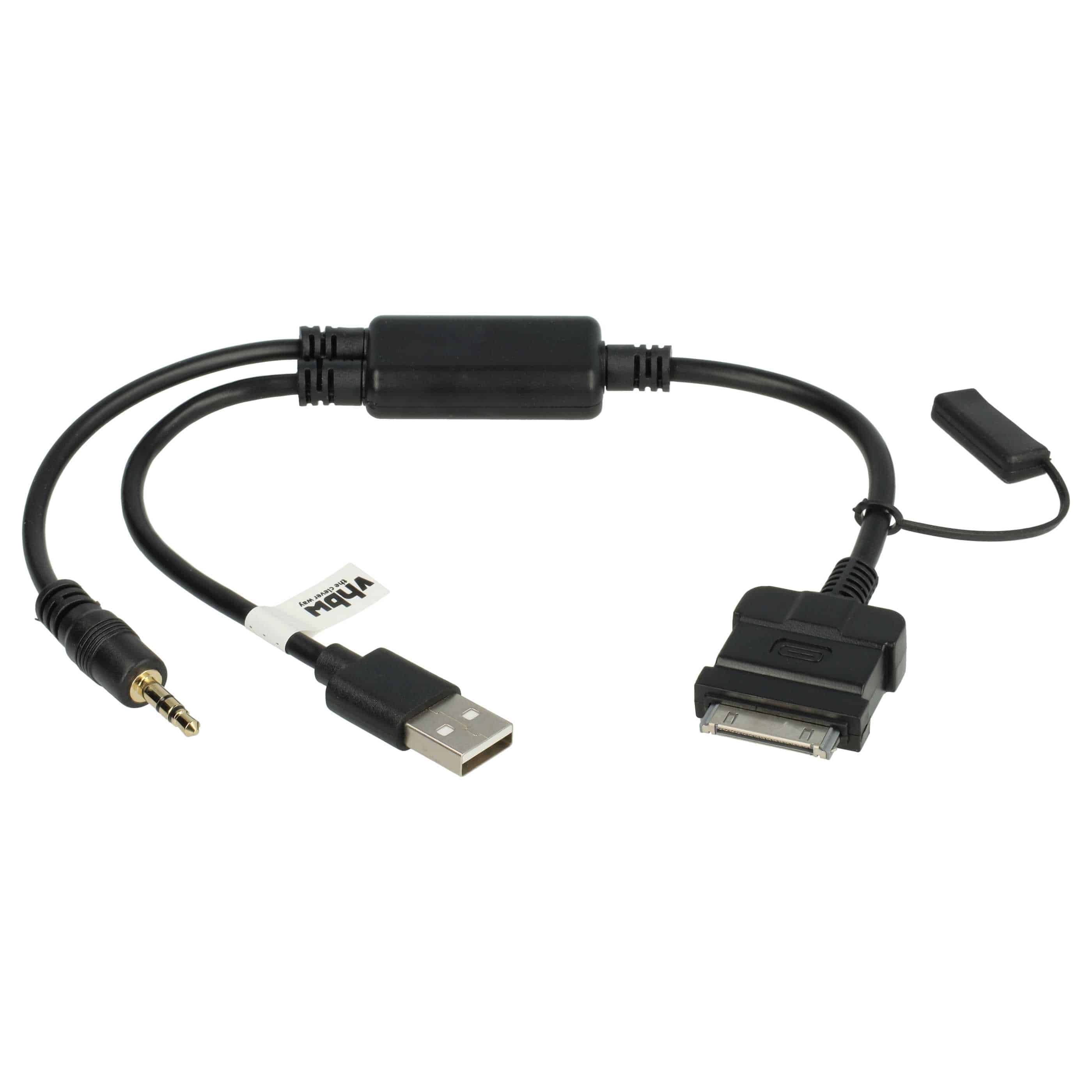 Cavo audio sostituisce BMW 61120440796, 61120440812 per auto, veicolo Apple - adattatore Y, lungo 350 cm