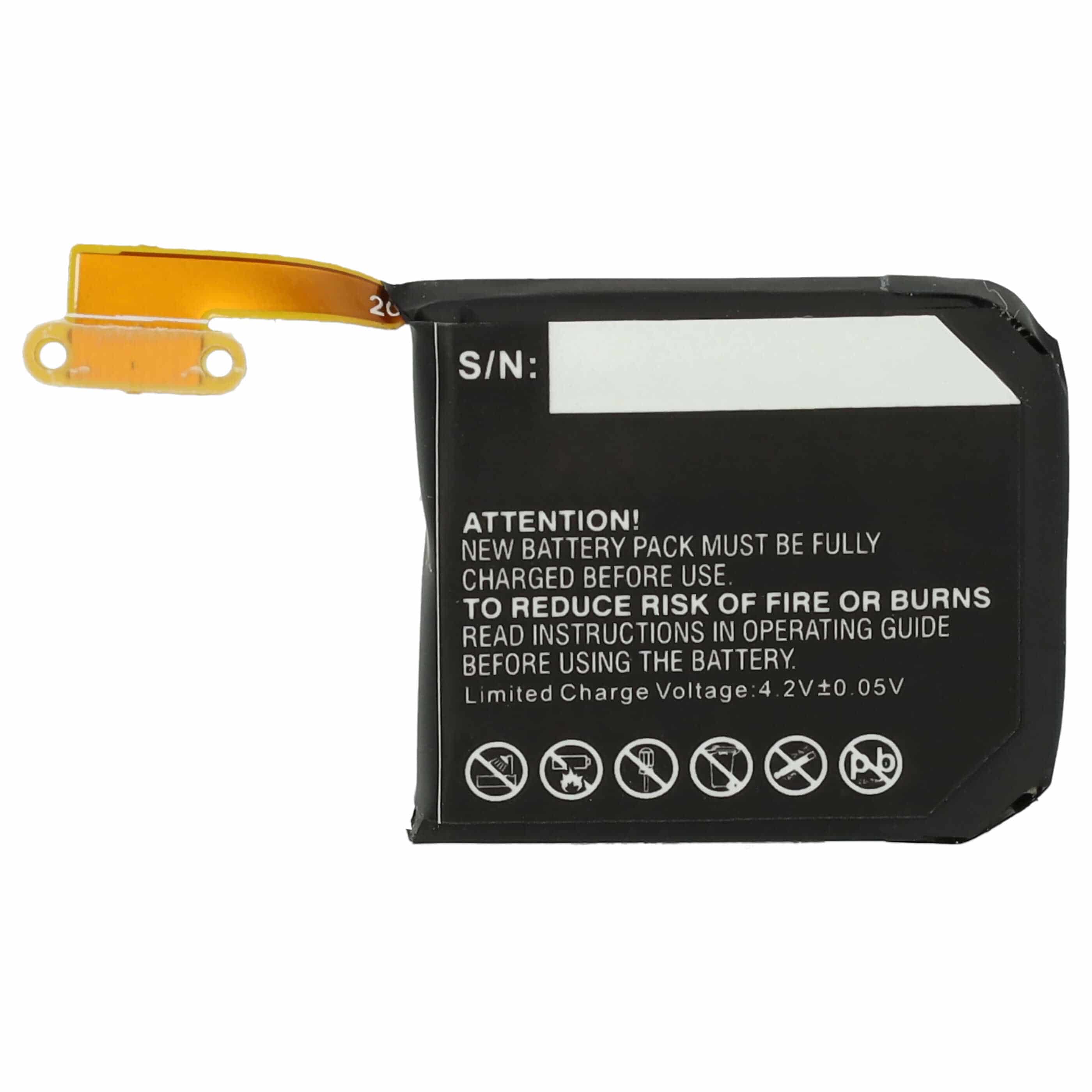 Smartwatch Battery replaces Samsung EB-BR720ABE - 250 mAh 3.7 V Li-polymer + Tools