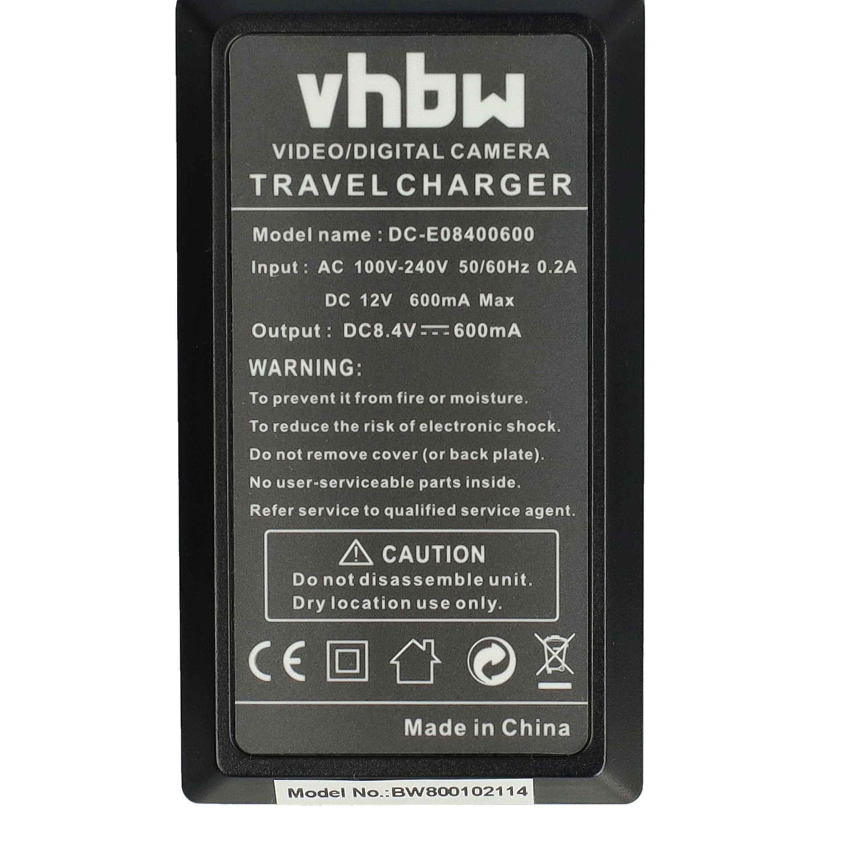 Battery Charger suitable for Samsung BP-1310 Camera etc. - 0.6 A, 8.4 V
