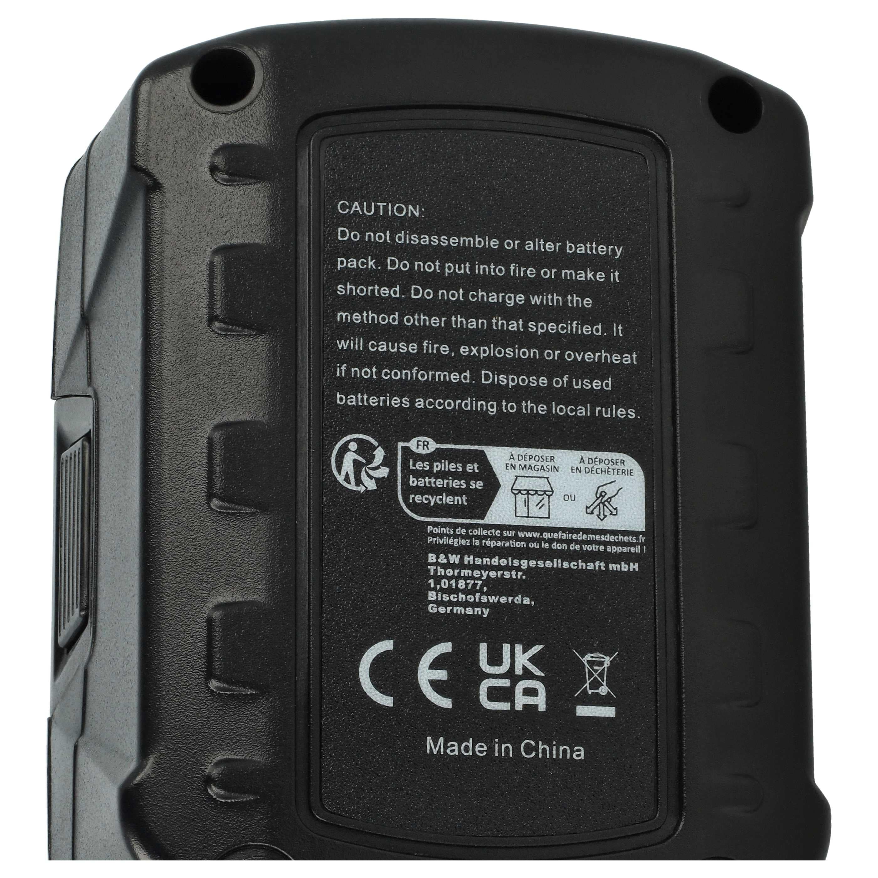3x Battery replaces Ryobi BPL-1220, 130503001, CB120L, 130503005 Electric Power Tool - 3000 mAh, 12 V, Li-Ion