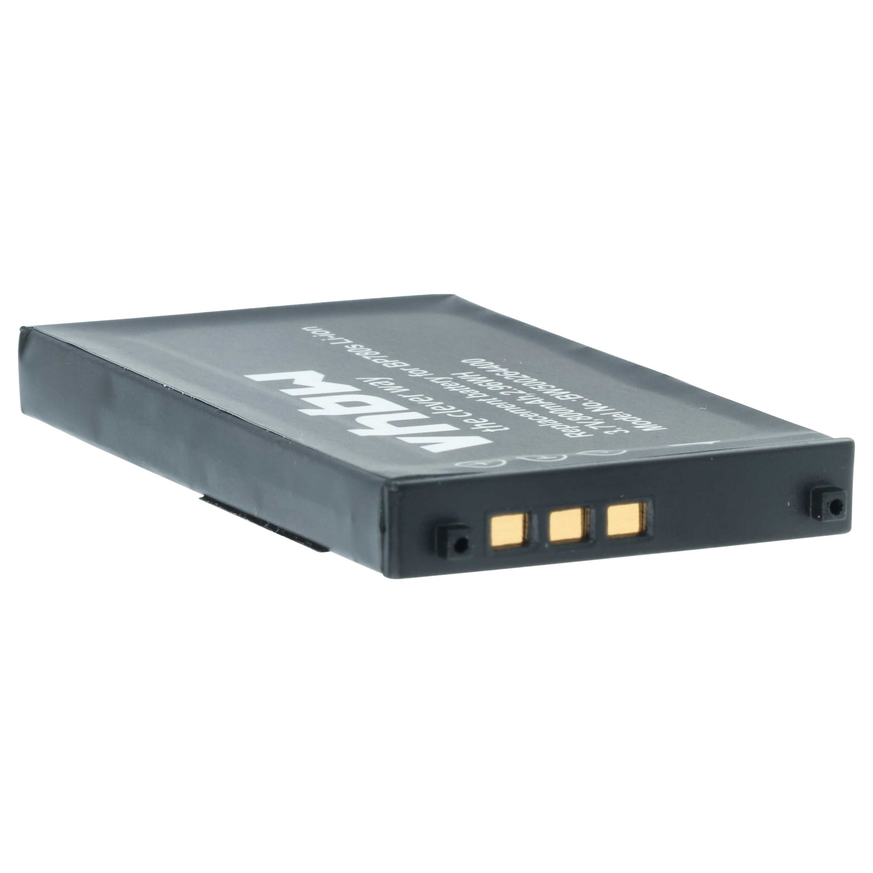 2x Battery replaces Kyocera BP780s - 700mAh, 3.7V, Li-Ion