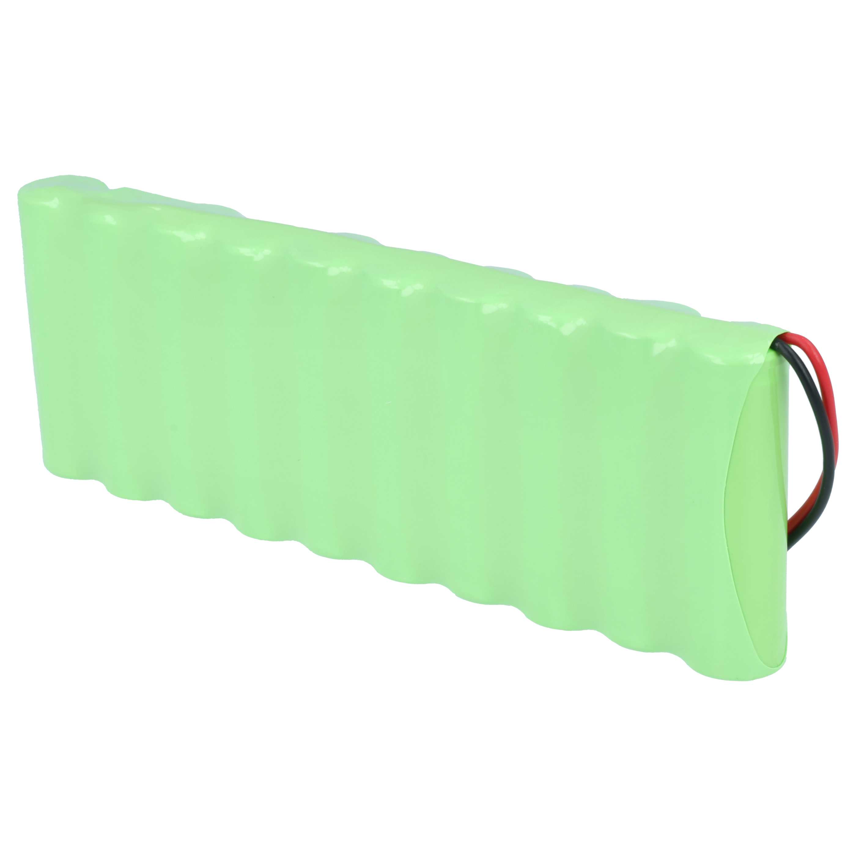 Batería reemplaza Ansmann 2412-3011 para diversos dispositivos (1800 mAh, 12 V, NiMH)