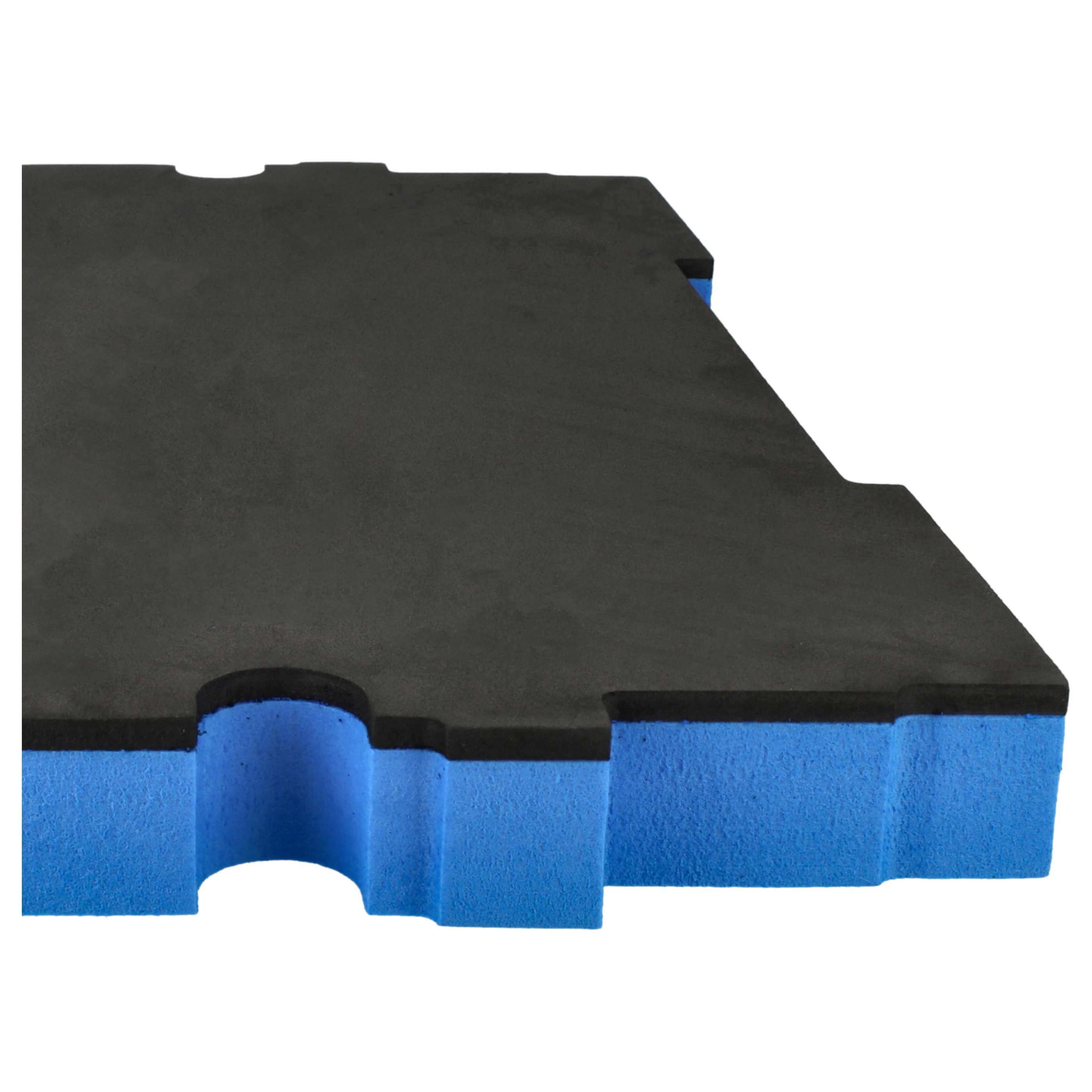 2x Fond de rangement pour caisse à outils Makita MakPac 1, 2 - mousse rigide