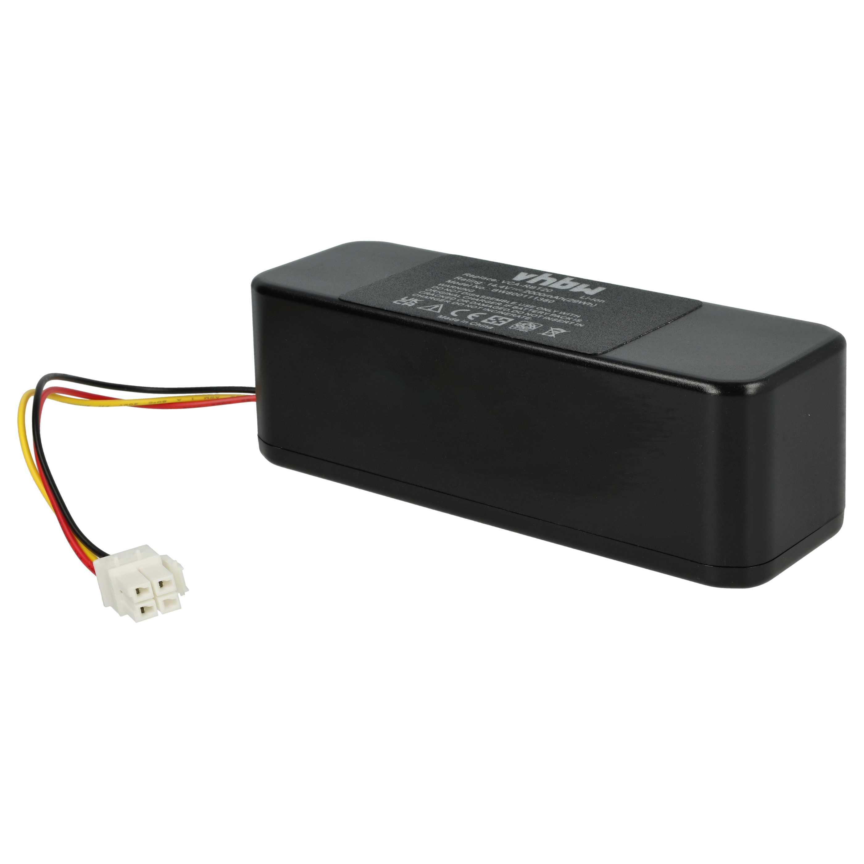 Batteria sostituisce Samsung AP5576883, DJ63-01050A, AP5579205 per aspirapolvere - 2000mAh 14,4V Li-Ion