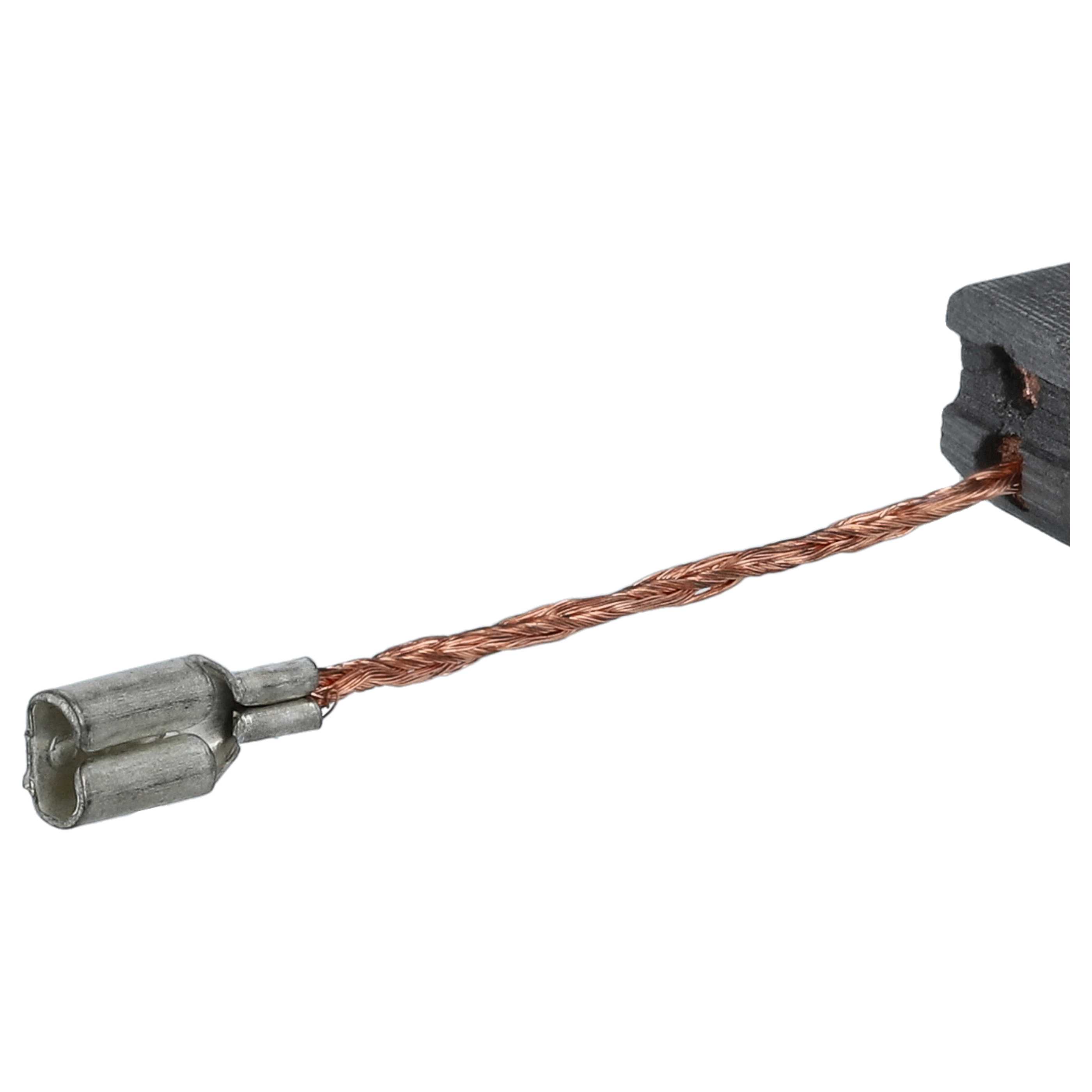 2x Kohlebürste als Ersatz für Flex 285994, 4030293075412, 264571, K33 für Elektrowerkzeug - 6,3 x 7 x 15mm