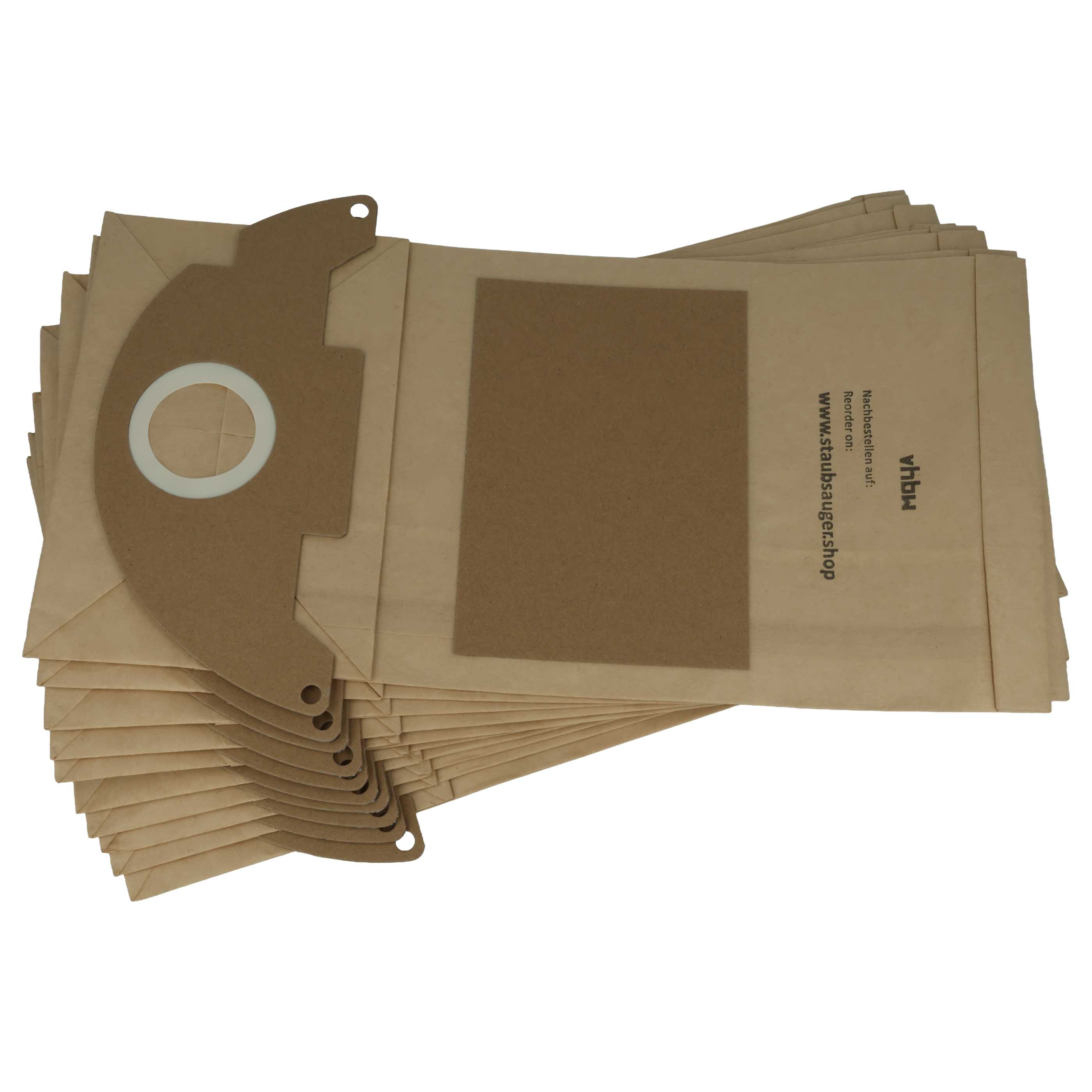 10x Sacchetto sostituisce Kärcher 6.904-143 per aspiratore, carta