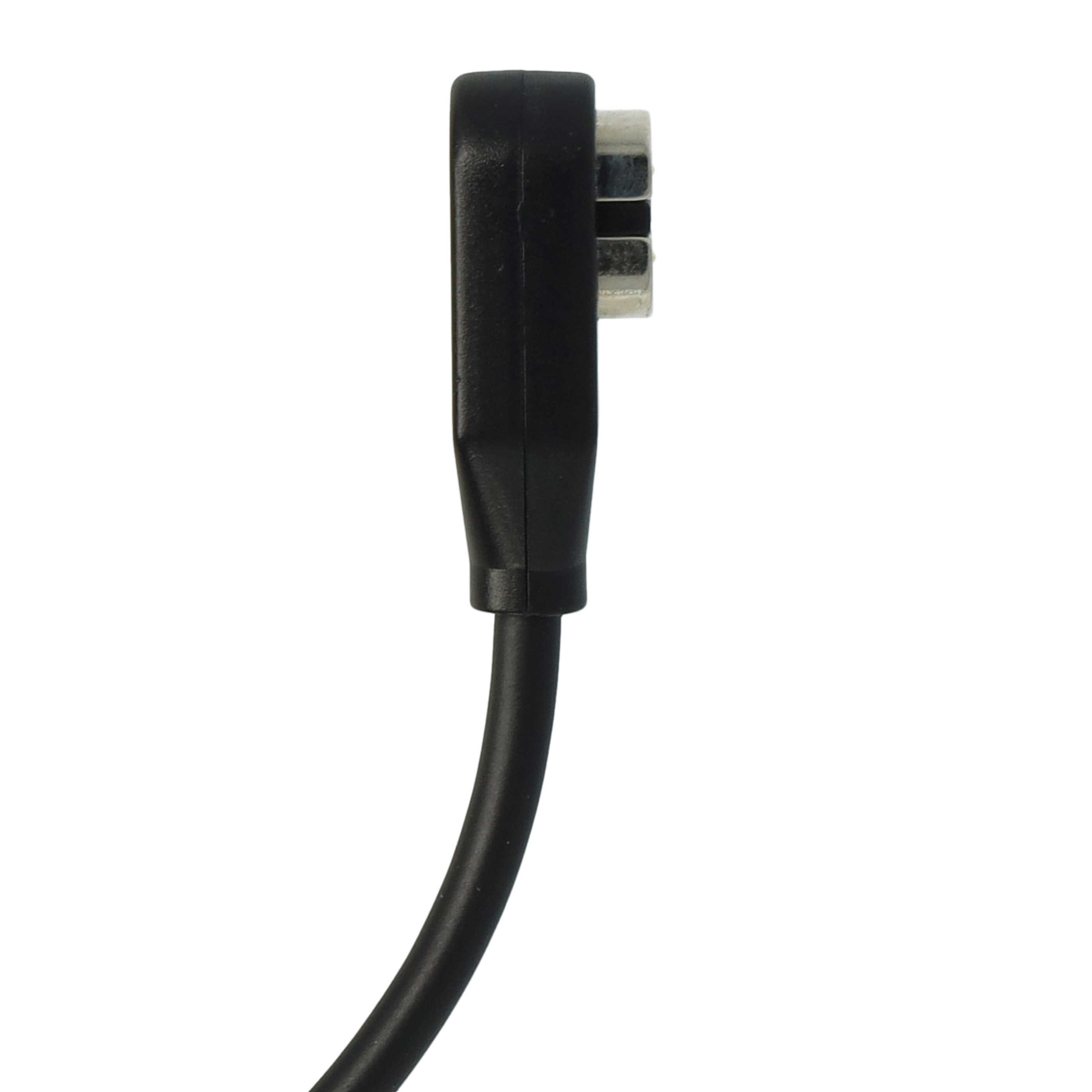 Cable de carga USB a jack 2,5 mm reemplaza auriculares Aftershokz Aeropex, etc. negro