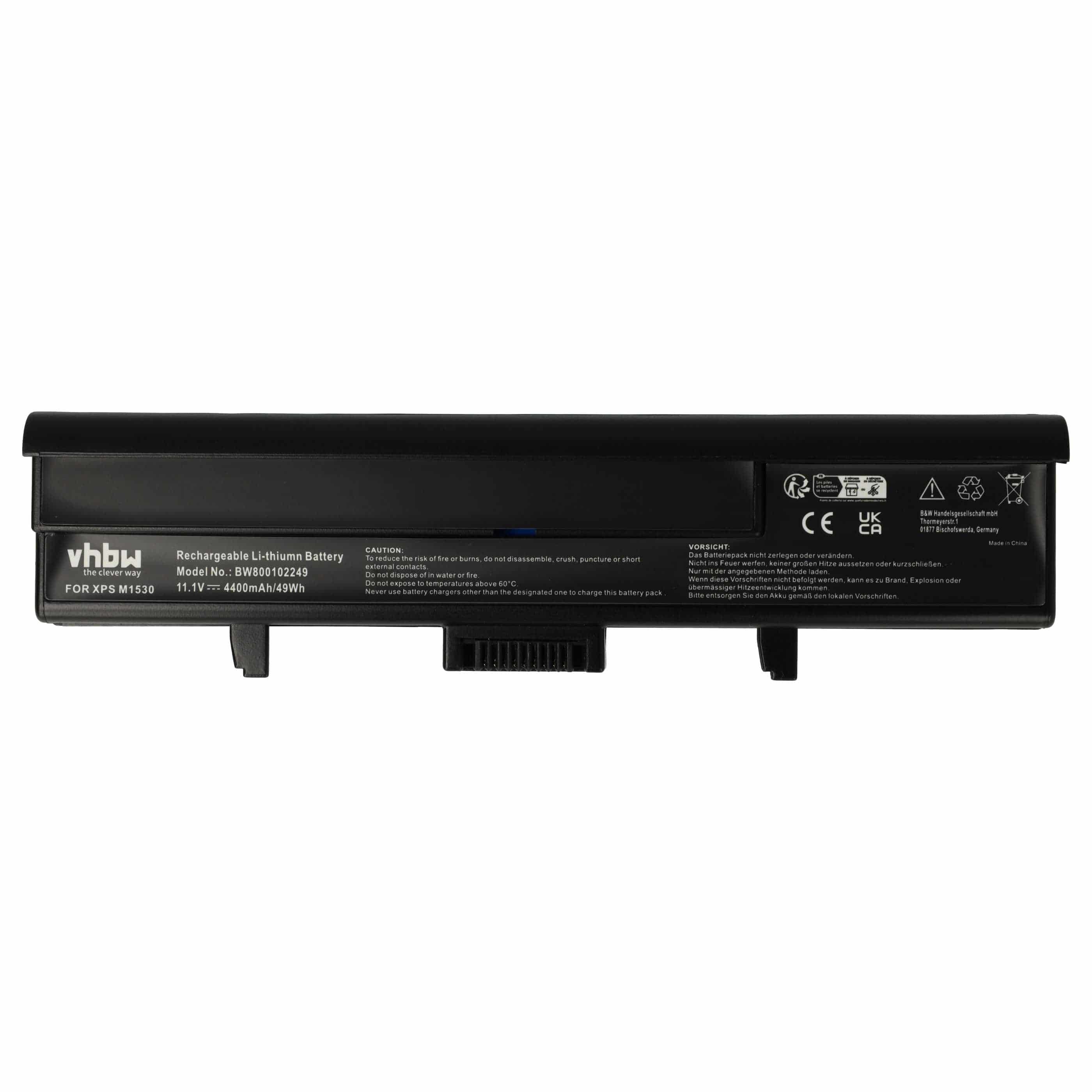 Akumulator do laptopa zamiennik Dell 312-0664, 312-0660, 312-0662, 312-0663 - 4400 mAh 11,1 V Li-Ion, czarny