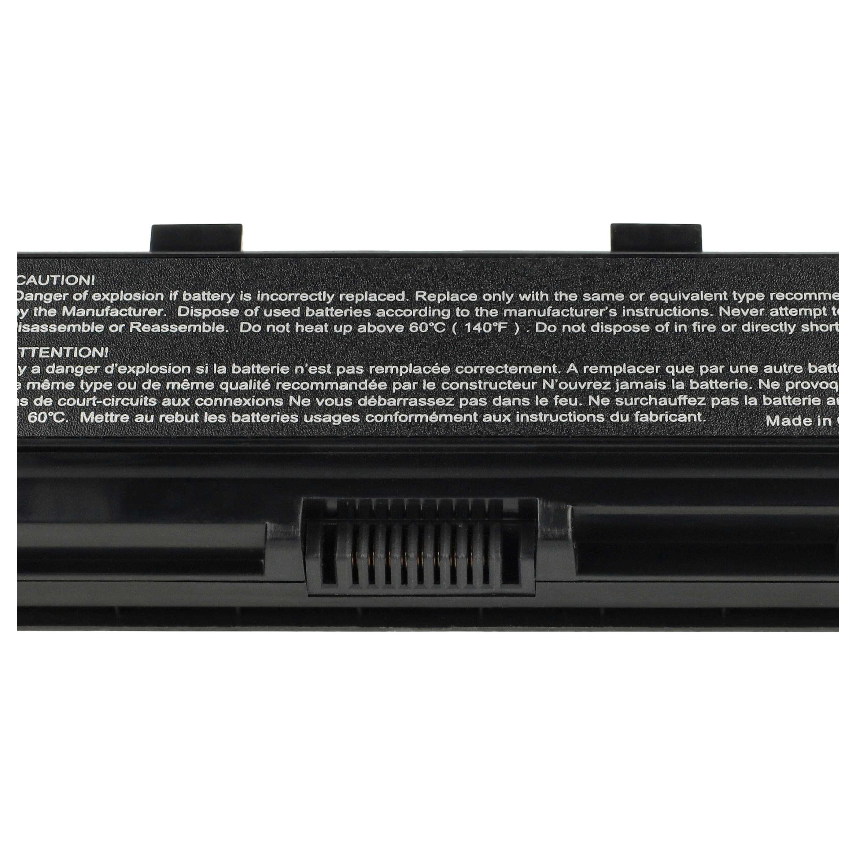 Akumulator do laptopa zamiennik Toshiba PA5024U-1BRS, PA5023U-1BRS - 6600 mAh 10,8 V Li-Ion, czarny