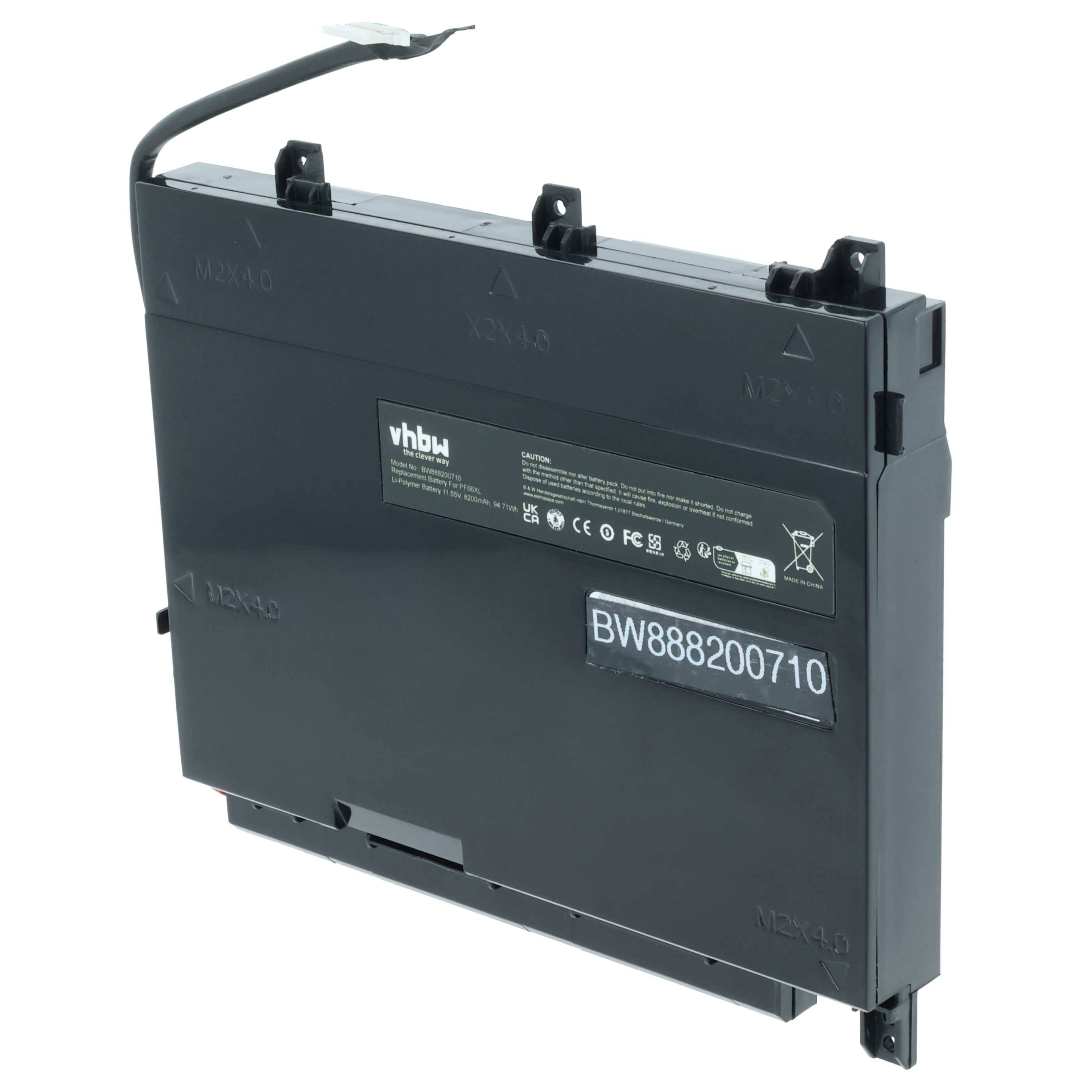 Akumulator do laptopa zamiennik HP 852801-2C1, 853294-855, 853294-850 - 8200 mAh 11,55 V Li-Ion, czarny