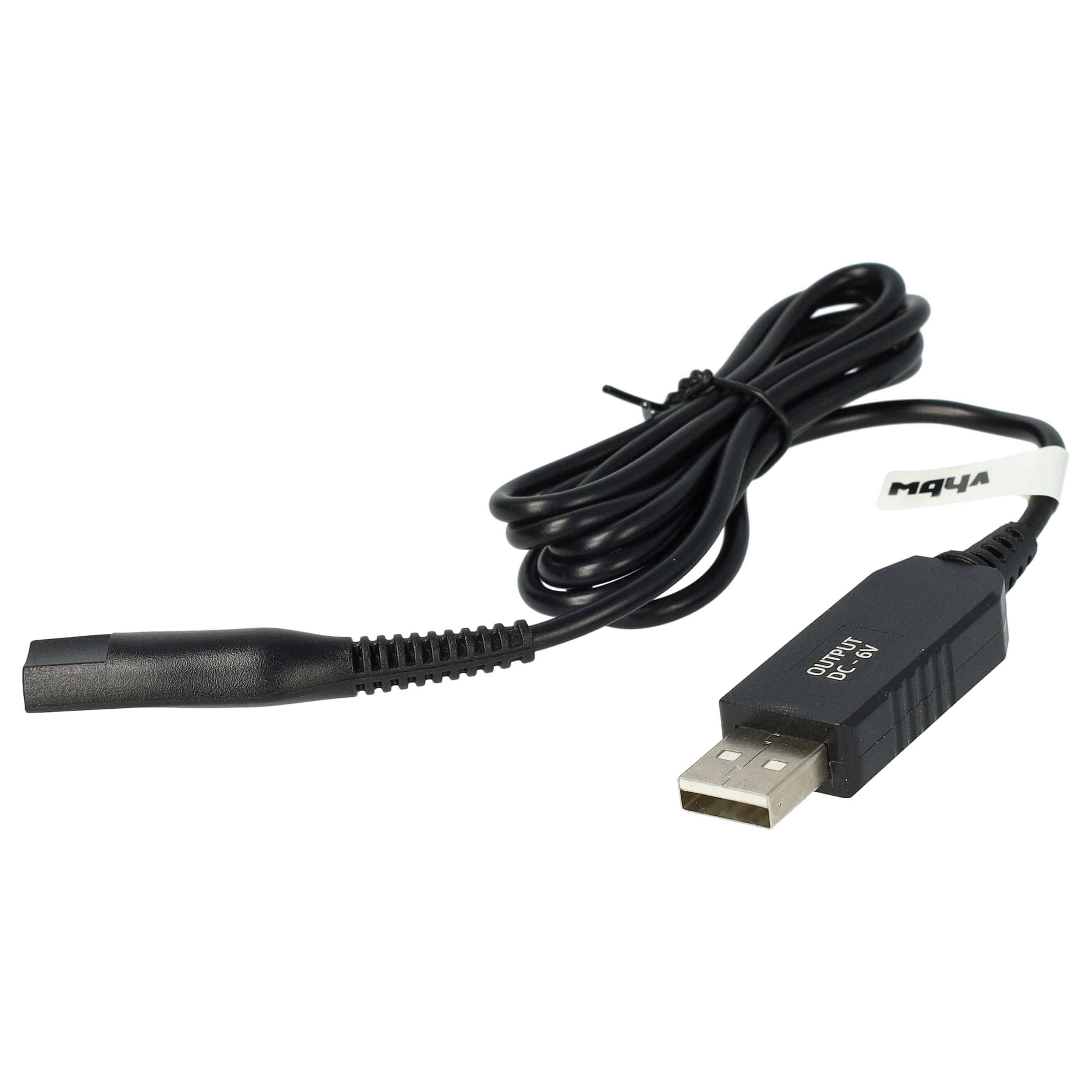 USB Charging Cable replaces Braun 491-5691, 81615618, 8161561, 81747675 for Braun Shaver - 120 cm