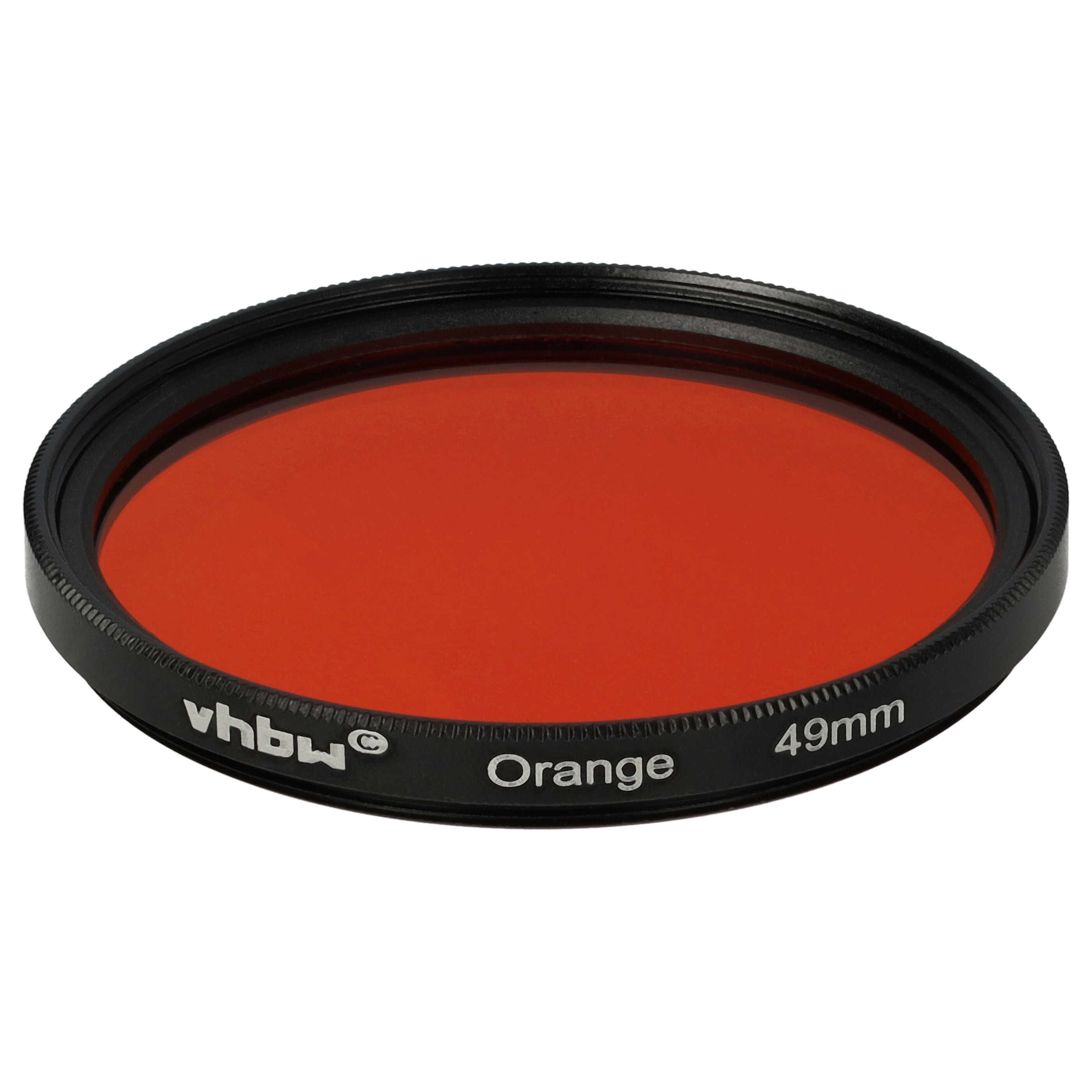 Filtro de color para objetivo de cámara con rosca de filtro de 49 mm - Filtro naranja