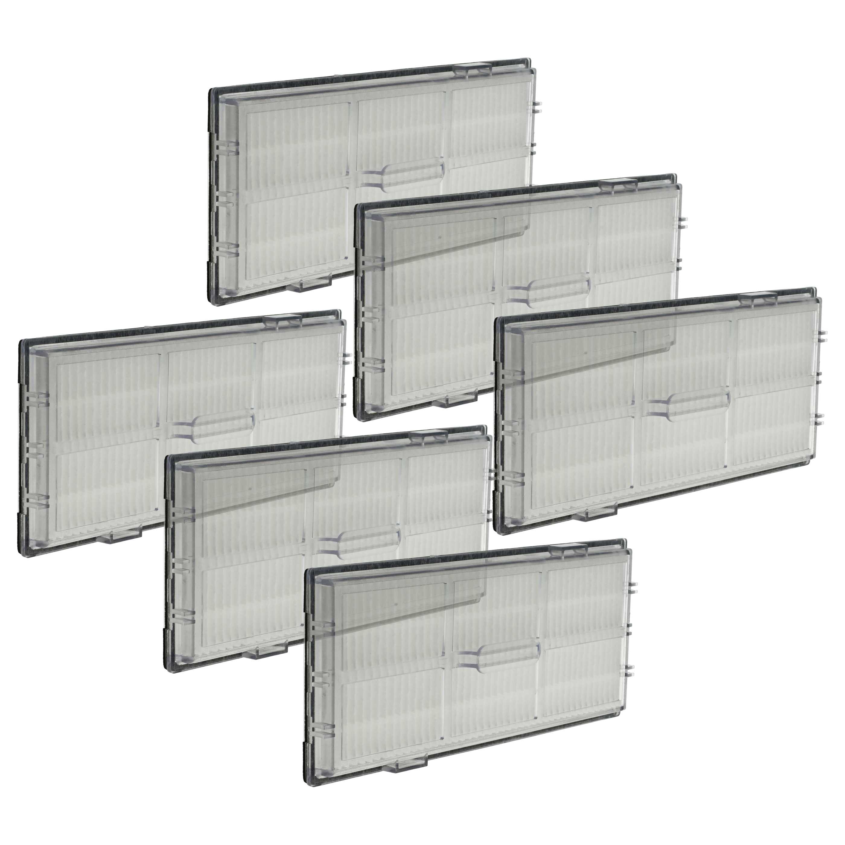 6x Filtres HEPA remplace Roborock 8020082 pour robot aspirateur
