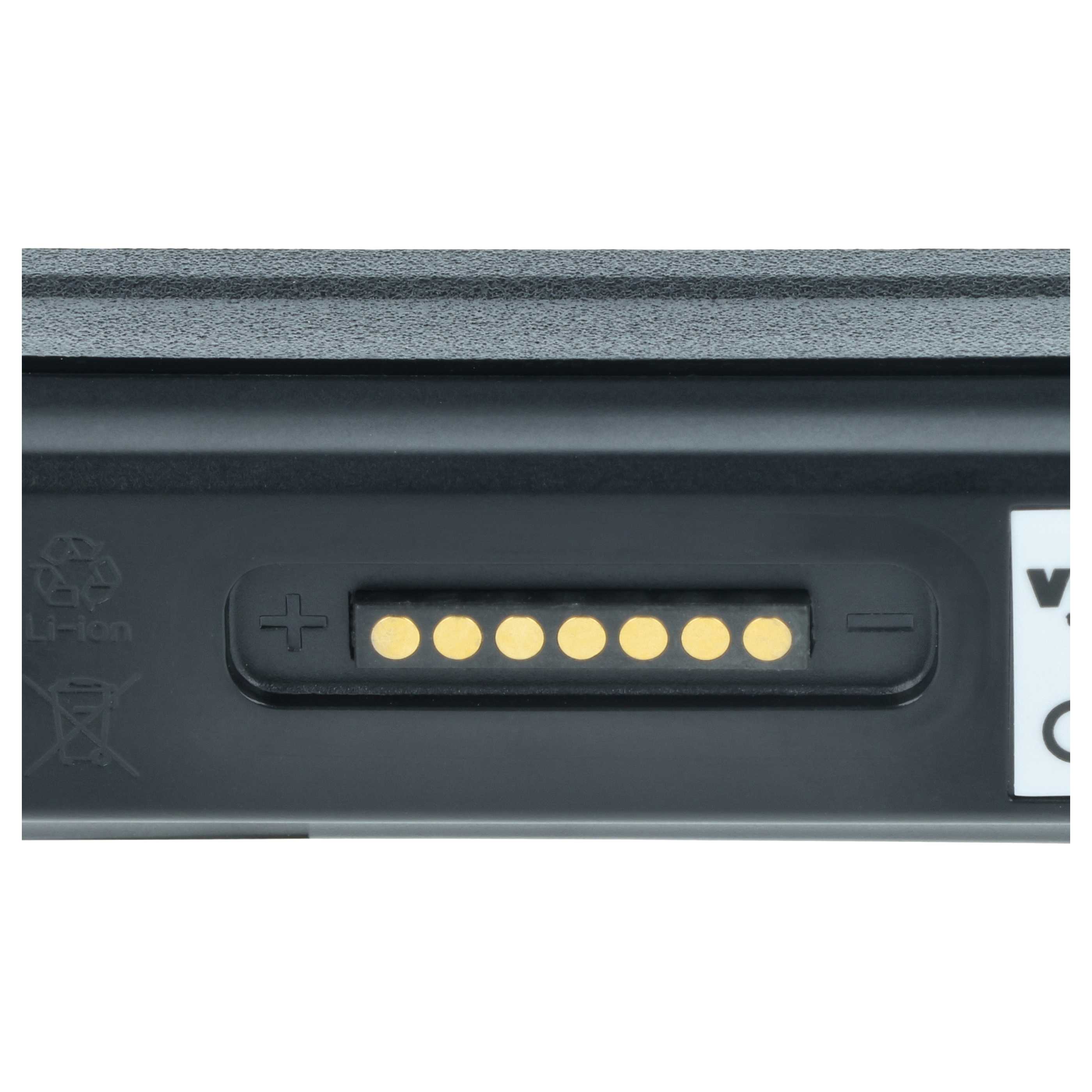 2x Batteria sostituisce Zebra BTRY-NWTRS-50MA-01 per barcode scanner Zebra - 3200mAh 3,6V Li-Ion