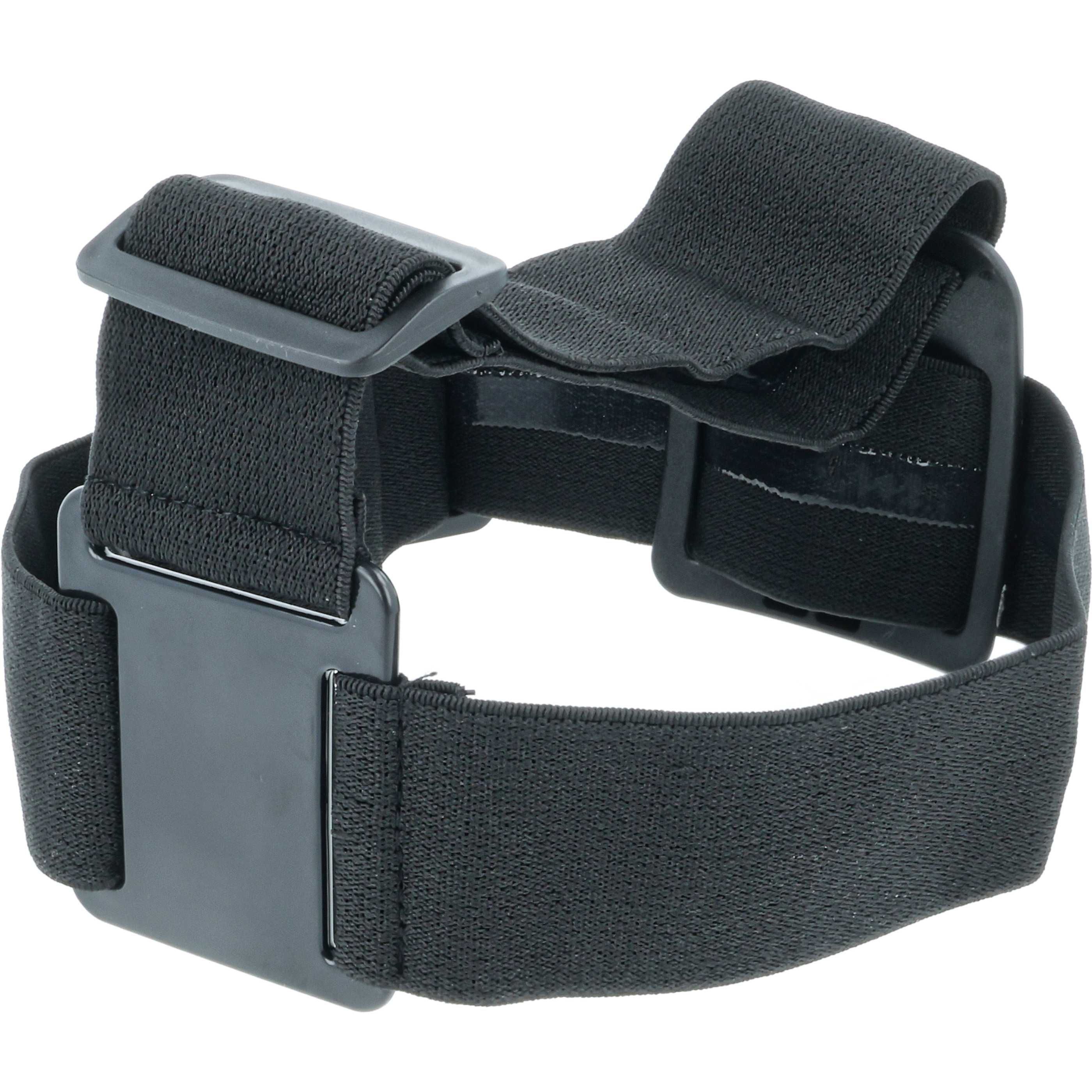 Kopfband passend für Garmin, GoPro Hero Action-Cam u.a. - Mit Antirutschbeschichtung, Schwarz