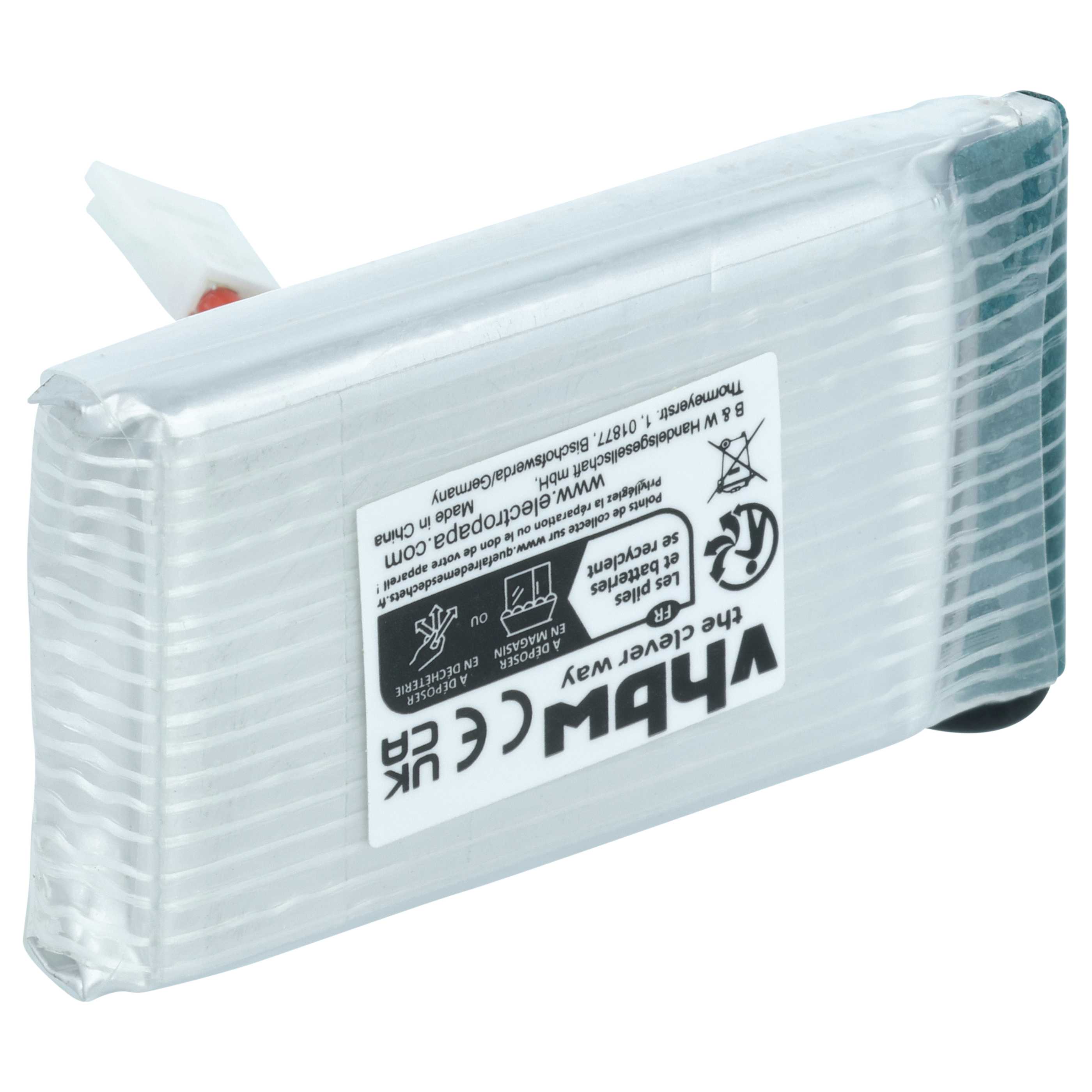Batterie remplace Hubsan H107C-A24 pour drone Wltoys- 650mAh 3,7V Li-polymère