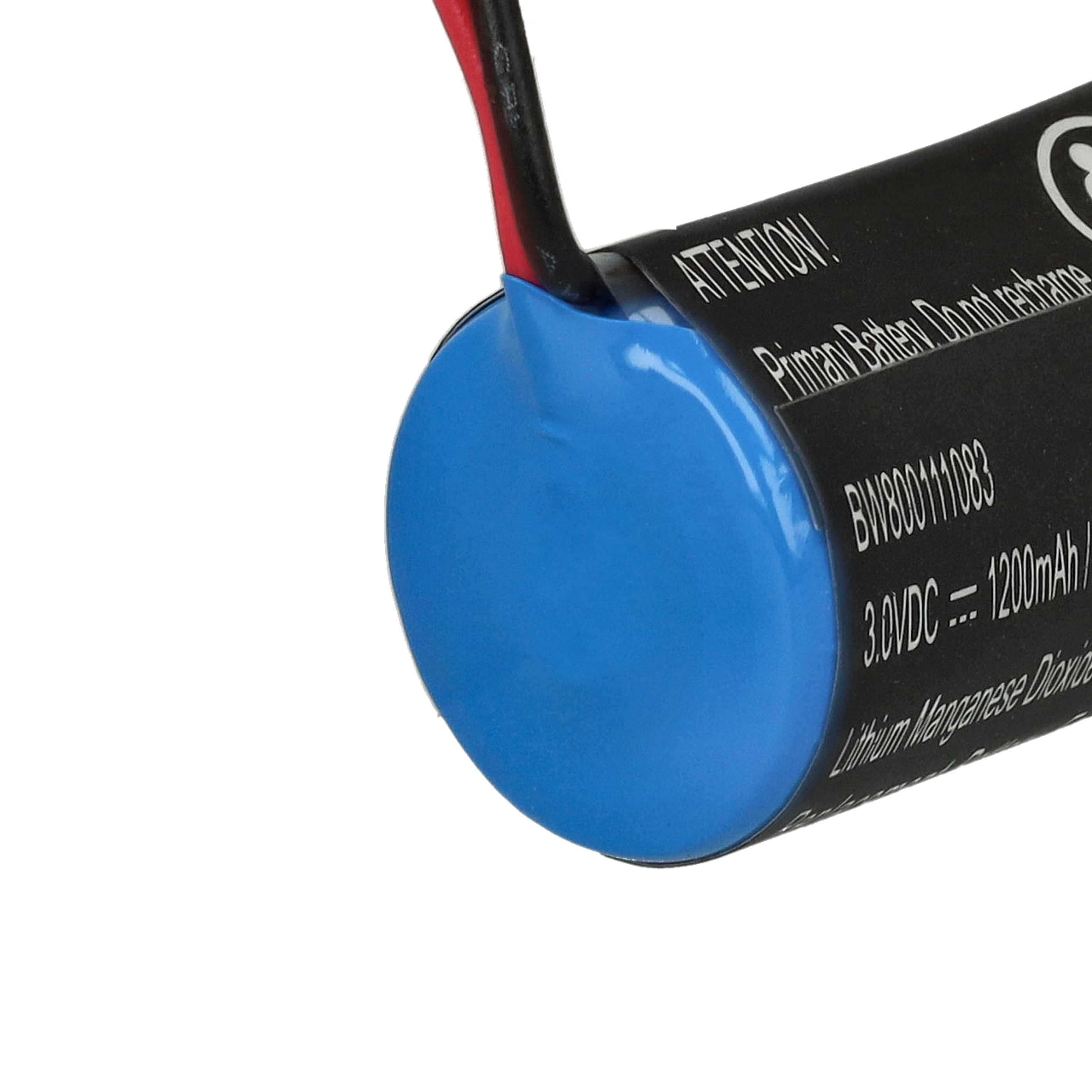 2x Batteria per robot industriale sostituisce 44A724534-001, A06B-0168-D111, A06B0168D111 - 1200mAh 3V Li-MnO2