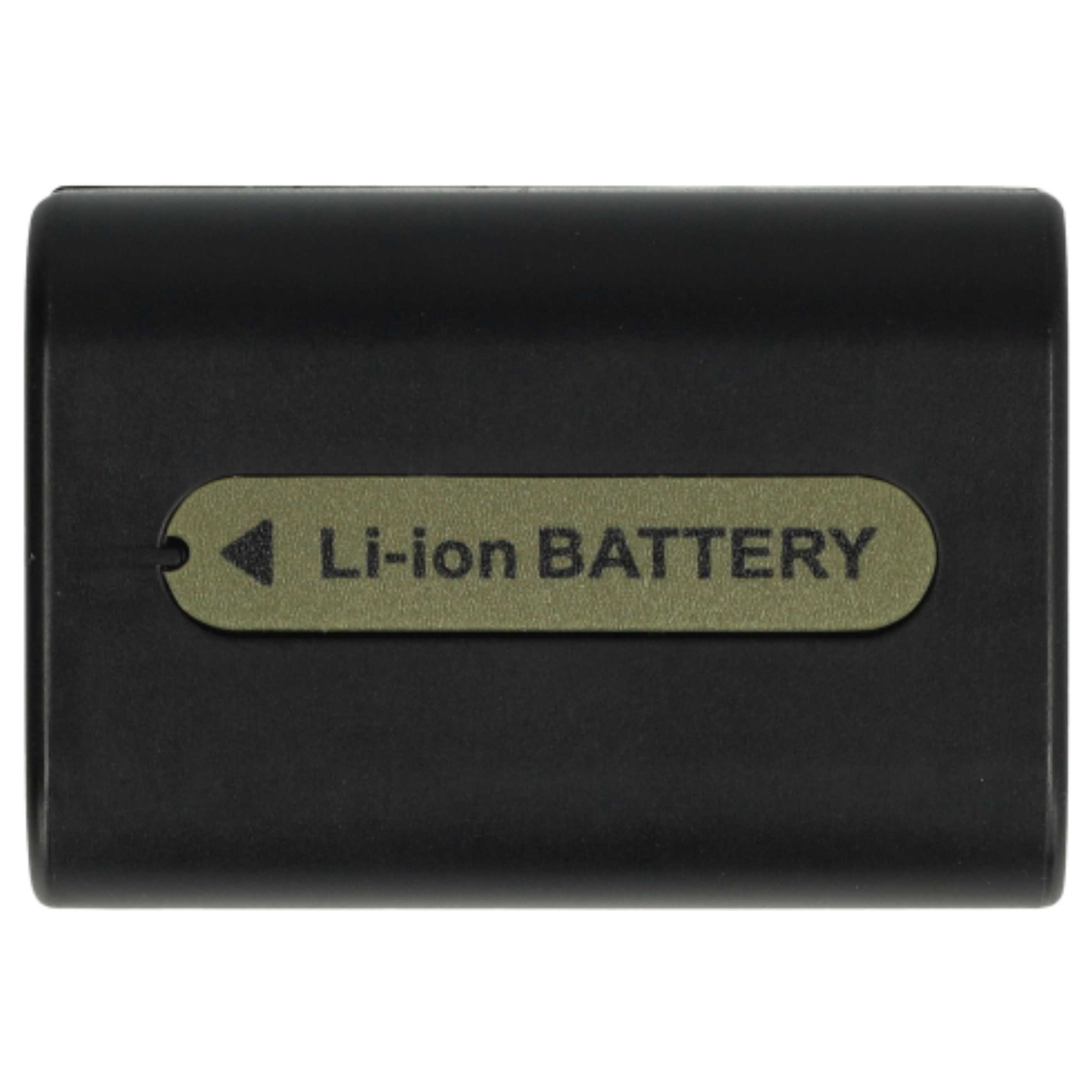 3x Battery replaces Sony NP-FH50, NP-FH100, NP-FH70, NP-FH40 - 500mAh, 7.2V, Li-Ion with Info Chip