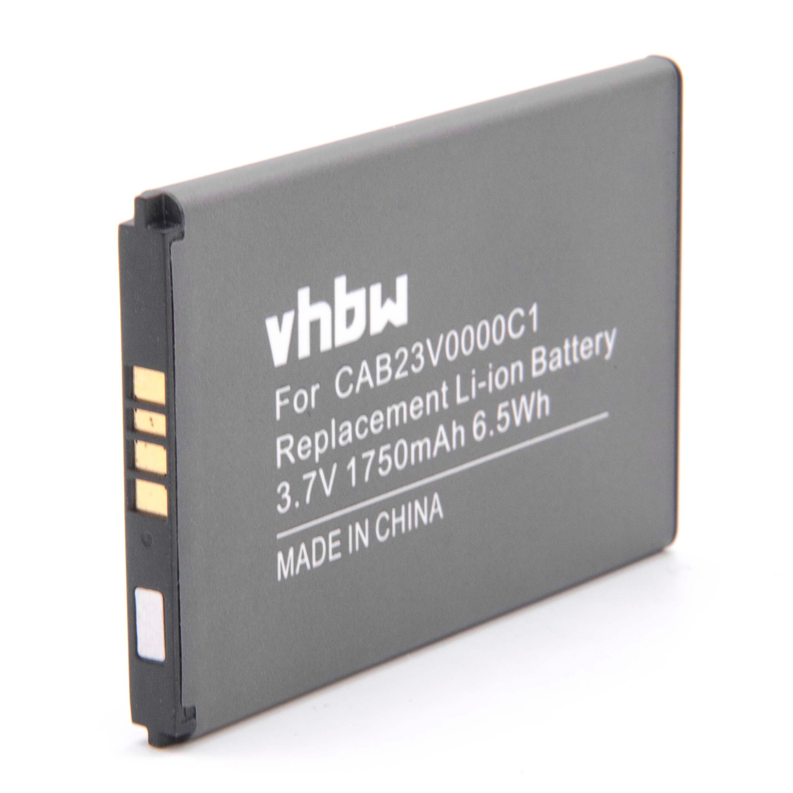 Batteria per hotspot modem router portatile sostituisce Alcatel CAB23V0000C1 Alcatel - 1750mAh 3,7V Li-Ion