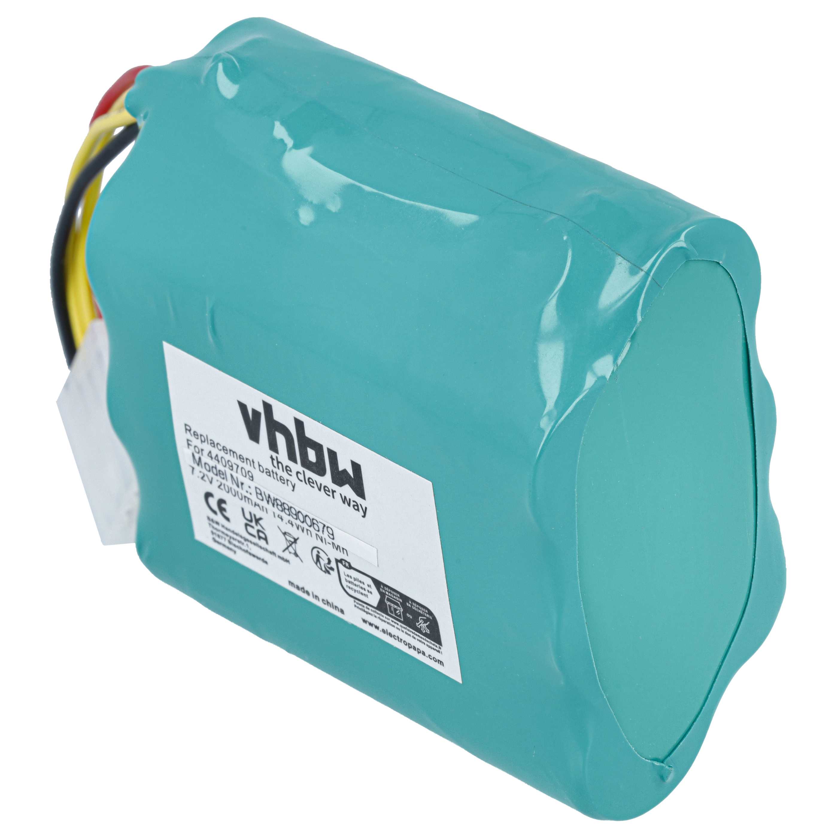 Akku als Ersatz für Neato 945-0005 für Neato Saugroboter - 2000mAh 7,2V NiMH