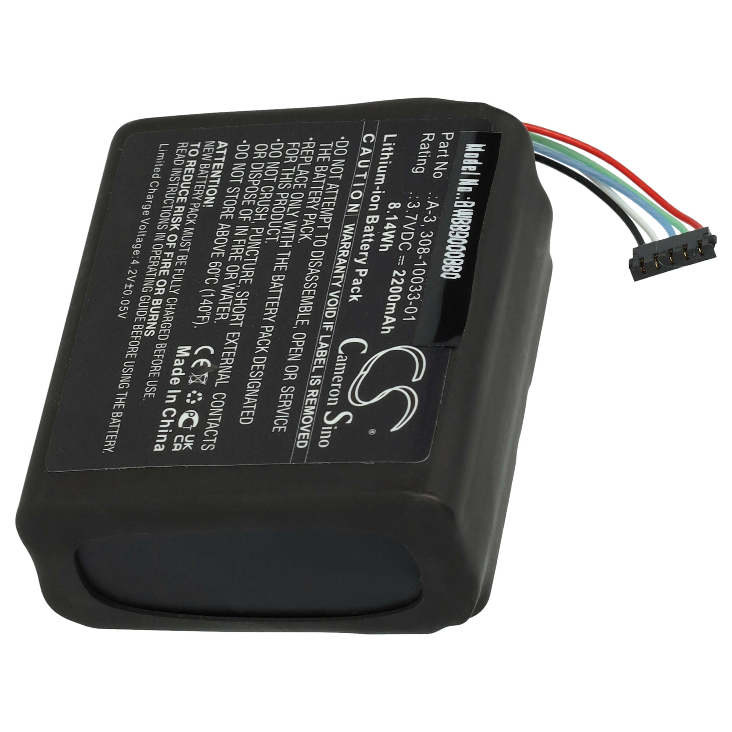 Batteria sostituisce Arlo 308-10033-01, A-3 per babyphone Arlo - 2200mAh 3,7V Li-Ion