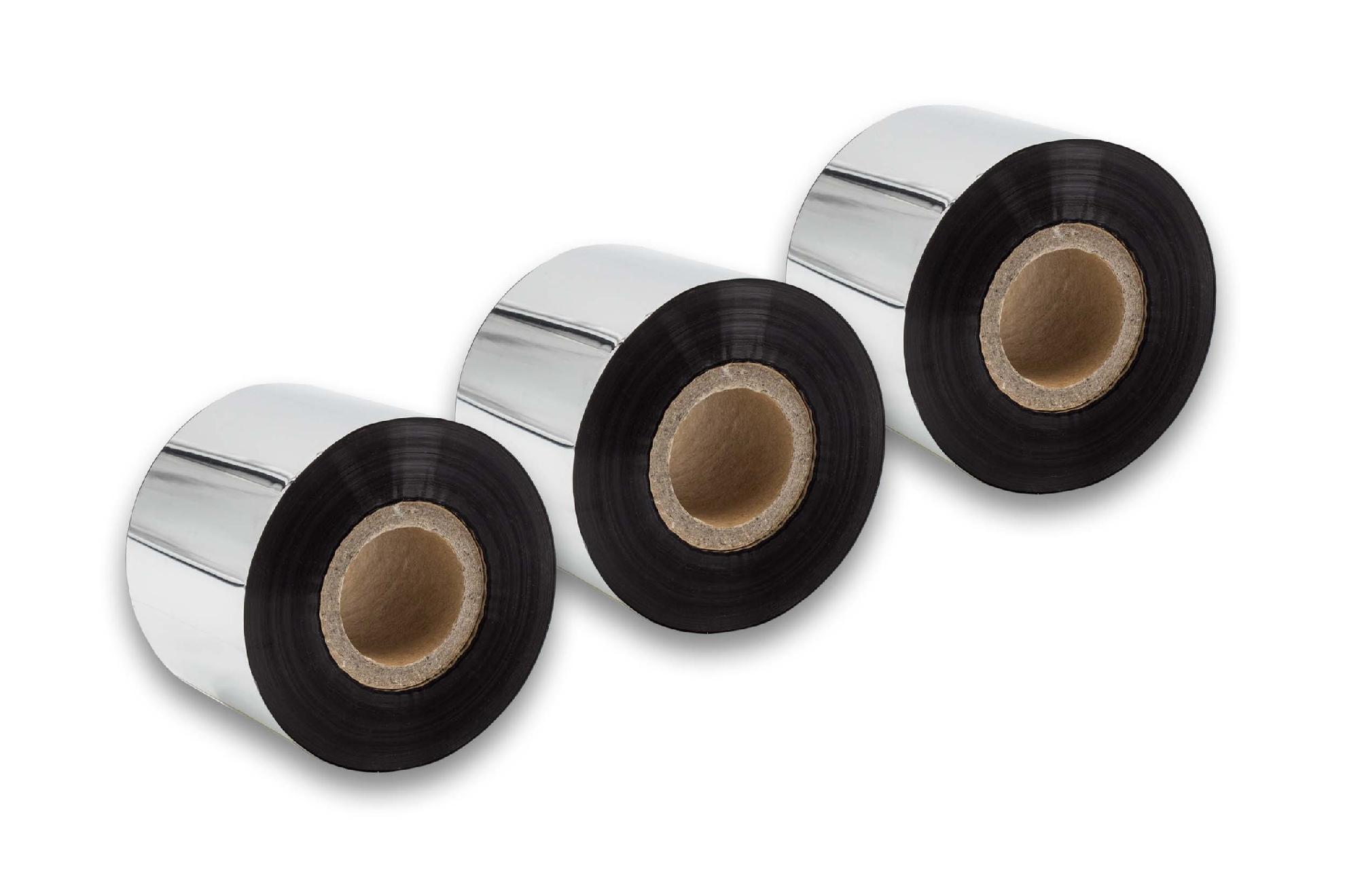 3x Ruban de transfert thermique pour imprimante Godex, Printronix, TSC, Valentin et autres - 50 mm x 300 m, ci
