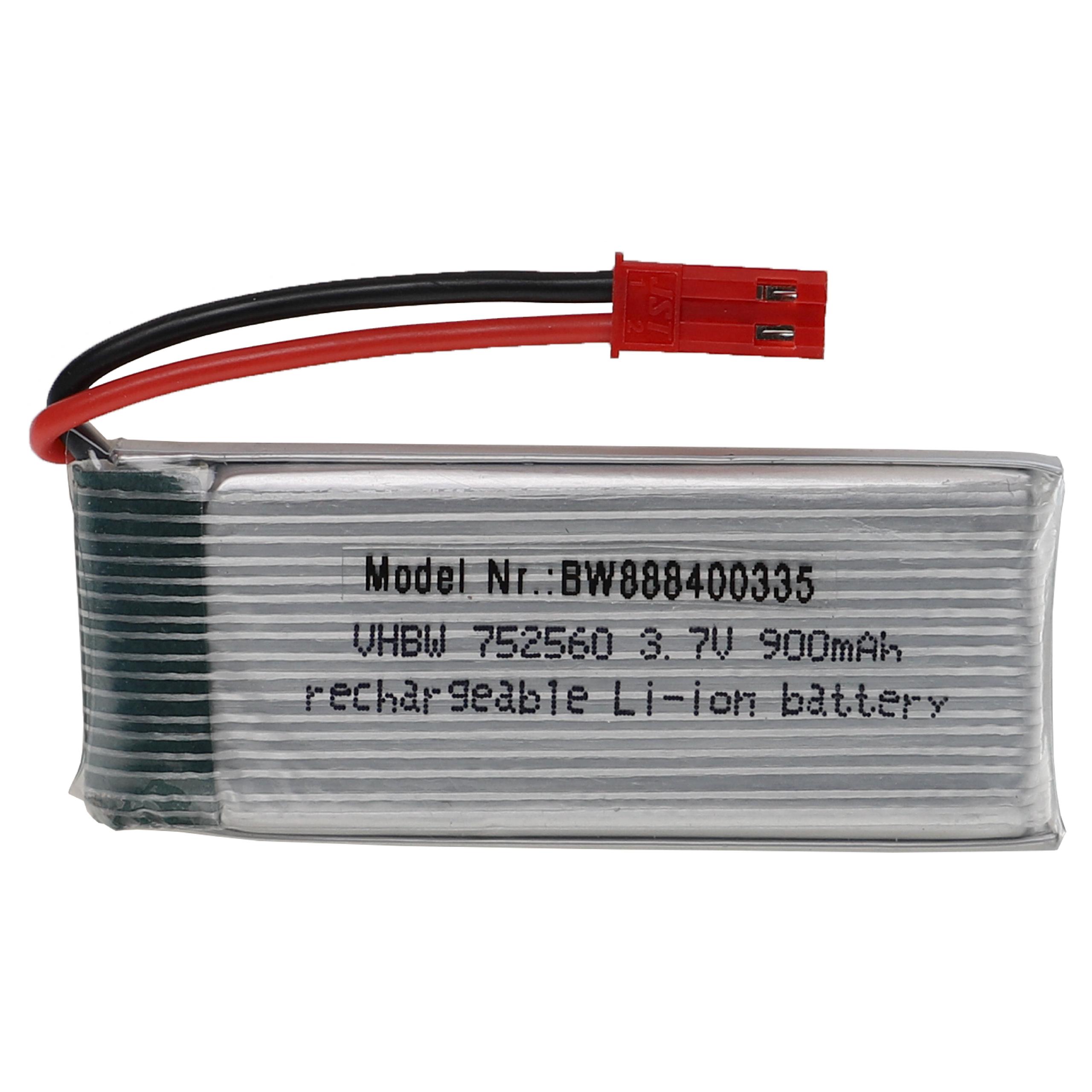 Batterie pour modèle radio-télécommandé - 900mAh 3,7V Li-polymère, BEC