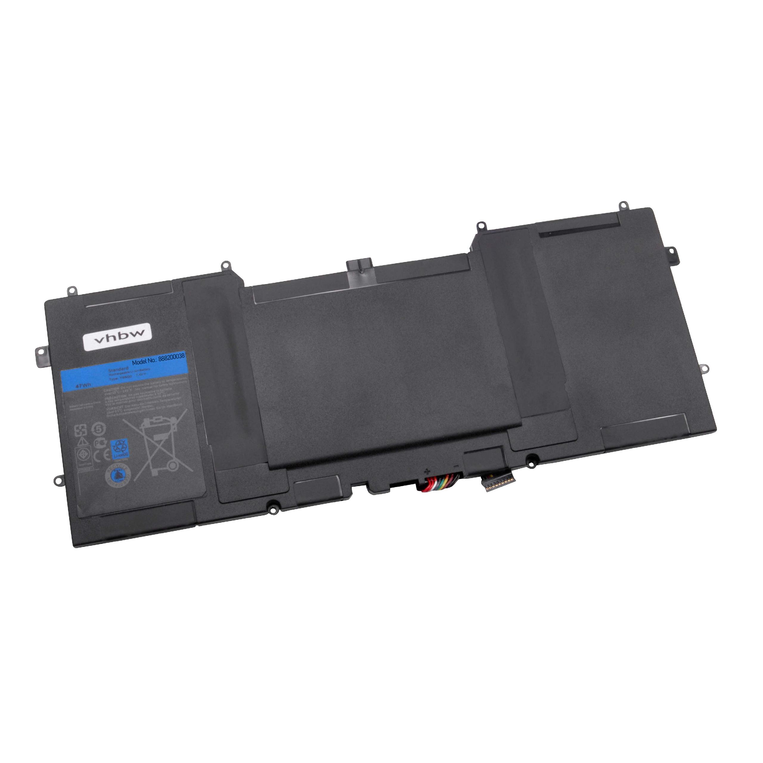 Batteria sostituisce Dell C4K9V, WV7G0, Y9N00 per notebook Dell - 6300mAh 7,4V Li-Ion nero