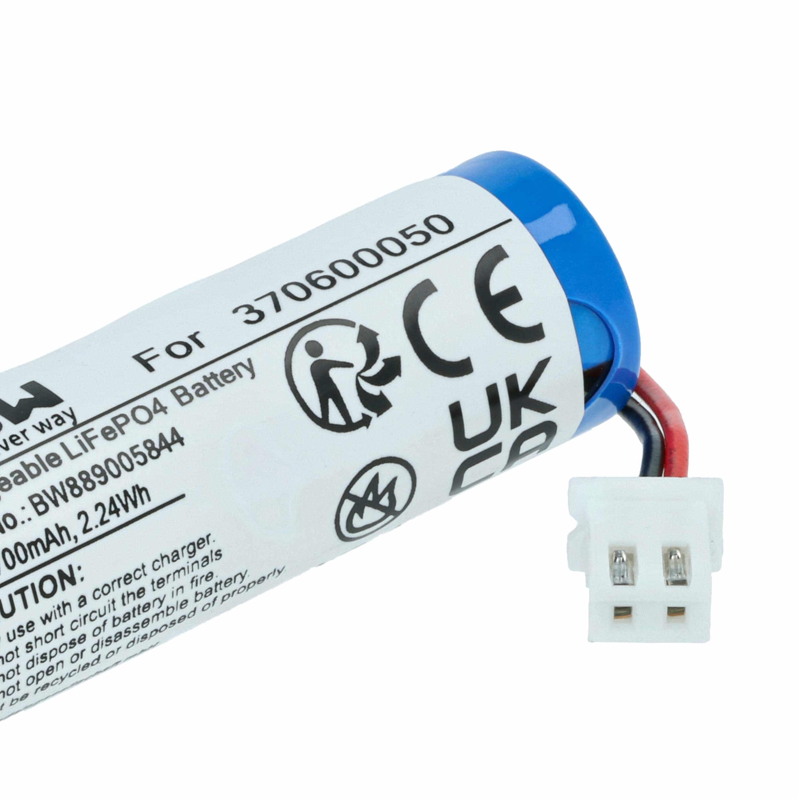 Batterie (4 pcs.) remplace Carrera 370600050 modèle radio-télécommandé - 700mAh 3,2V LiFePO4, JST ZH