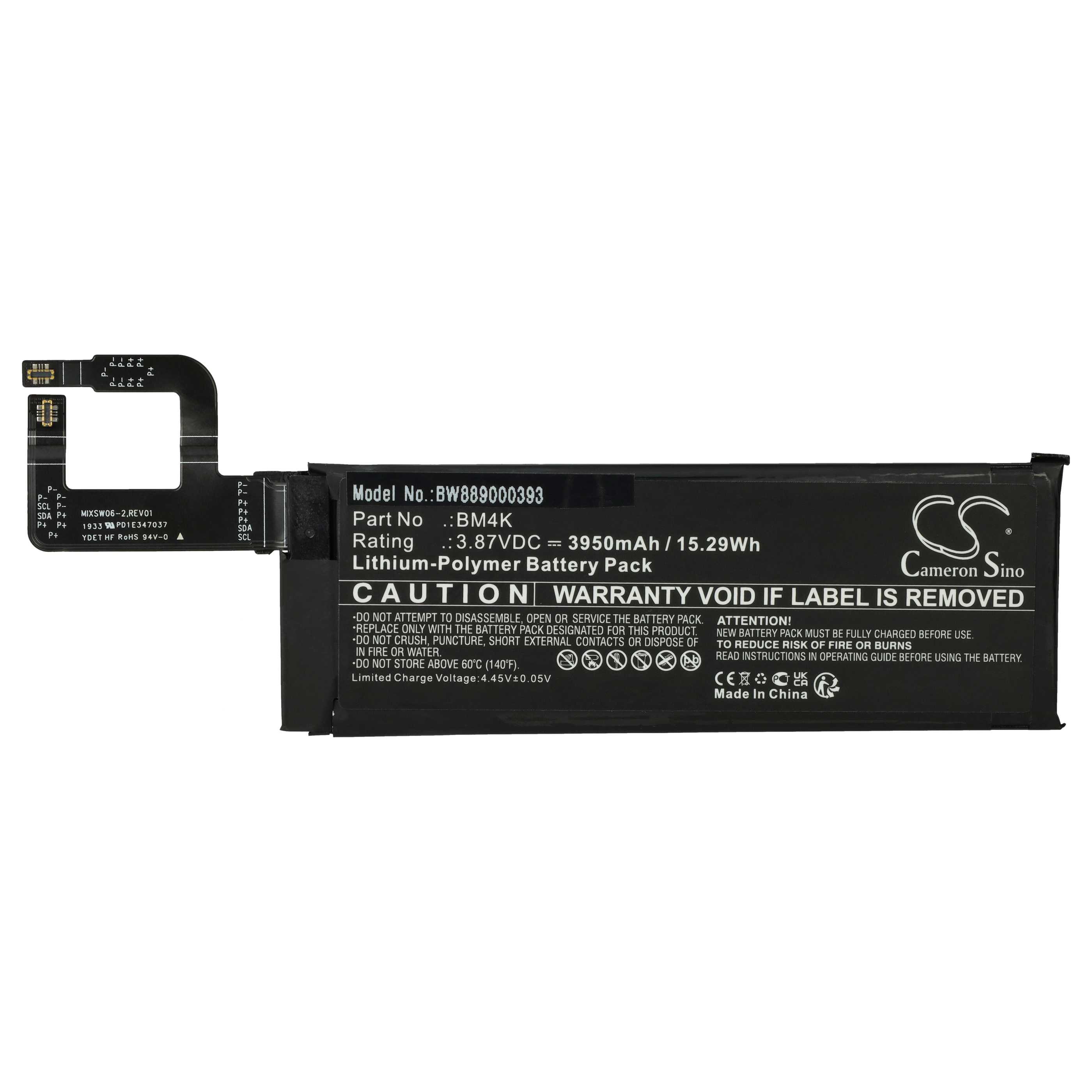 Batteria sostituisce Xiaomi BM4K per cellulare Xiaomi - 3950mAh 3,87V Li-Poly 