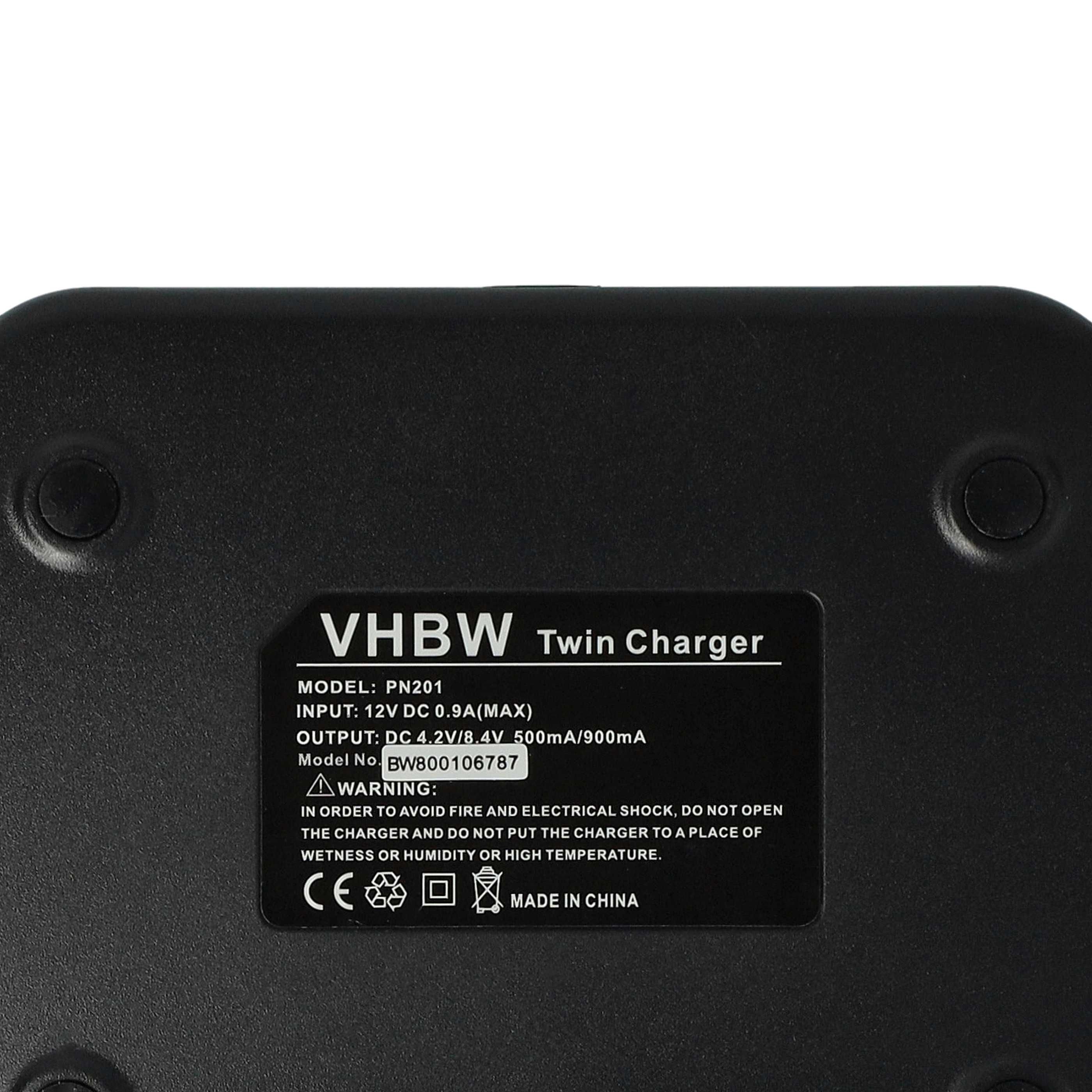 Battery Charger suitable for GE Digital Camera - 0.5 / 0.9 A, 4.2/8.4 V