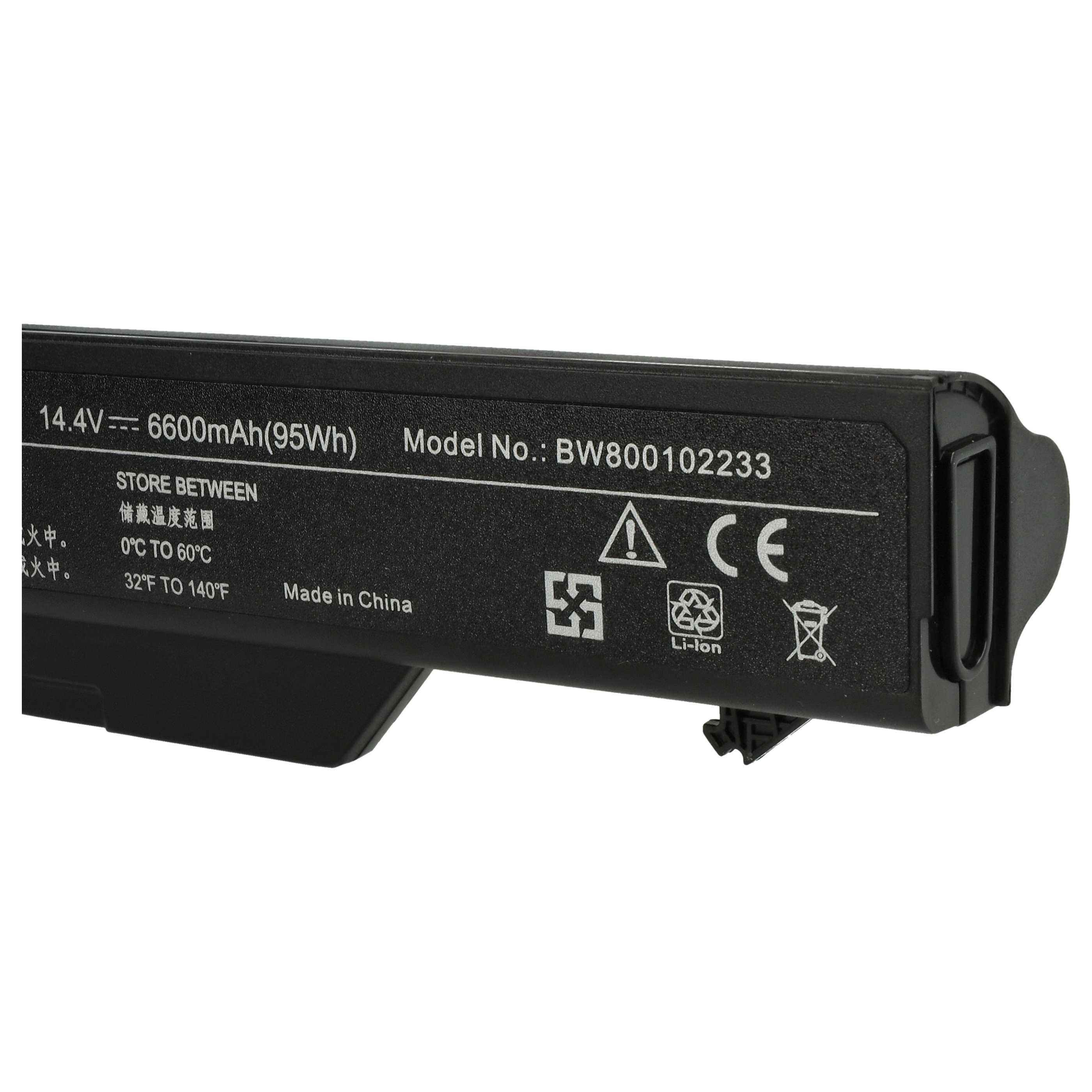 Akumulator do laptopa zamiennik HP HSTNN-I60C-5, 513130-321, 535808-001 - 6600 mAh 14,4 V Li-Ion, czarny