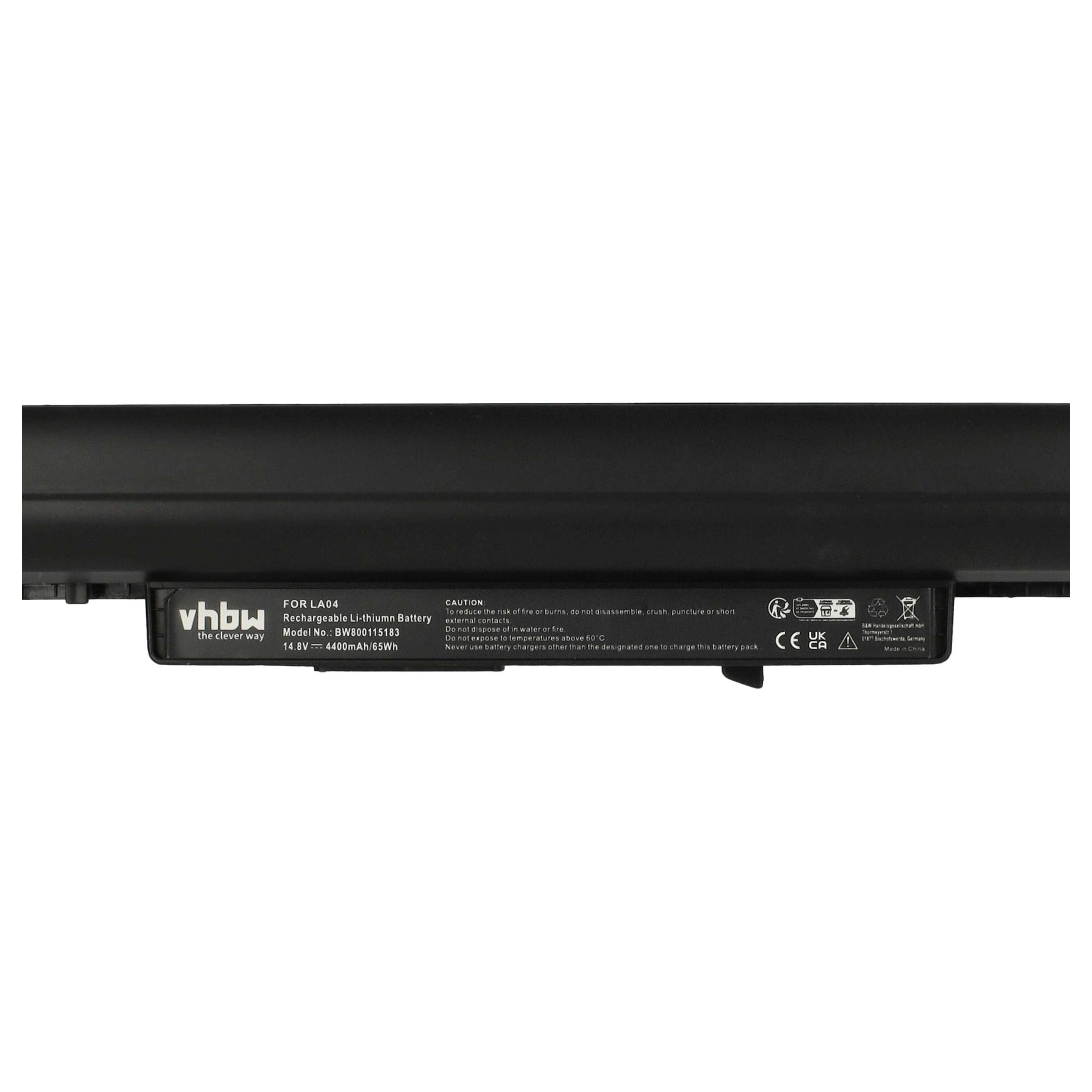 Akumulator do laptopa zamiennik HP 728248-221, 728248-141, 728248-121 - 4400 mAh 14,8 V Li-Ion, czarny