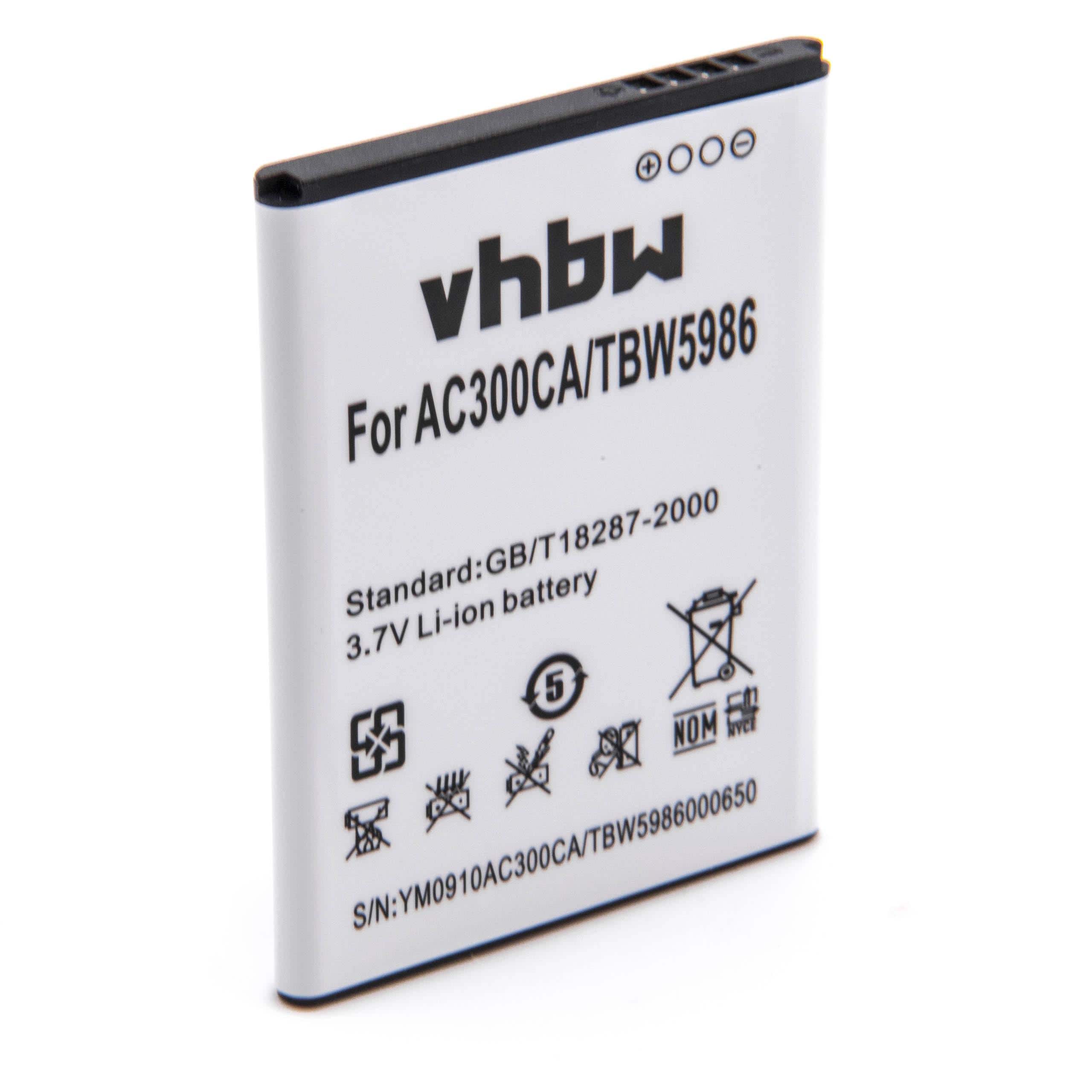 Akumulator do telefonu smartfona zamiennik Archos TBW5986, AC1850A, AC300CA - 1550 mAh 3,7 V Li-Ion