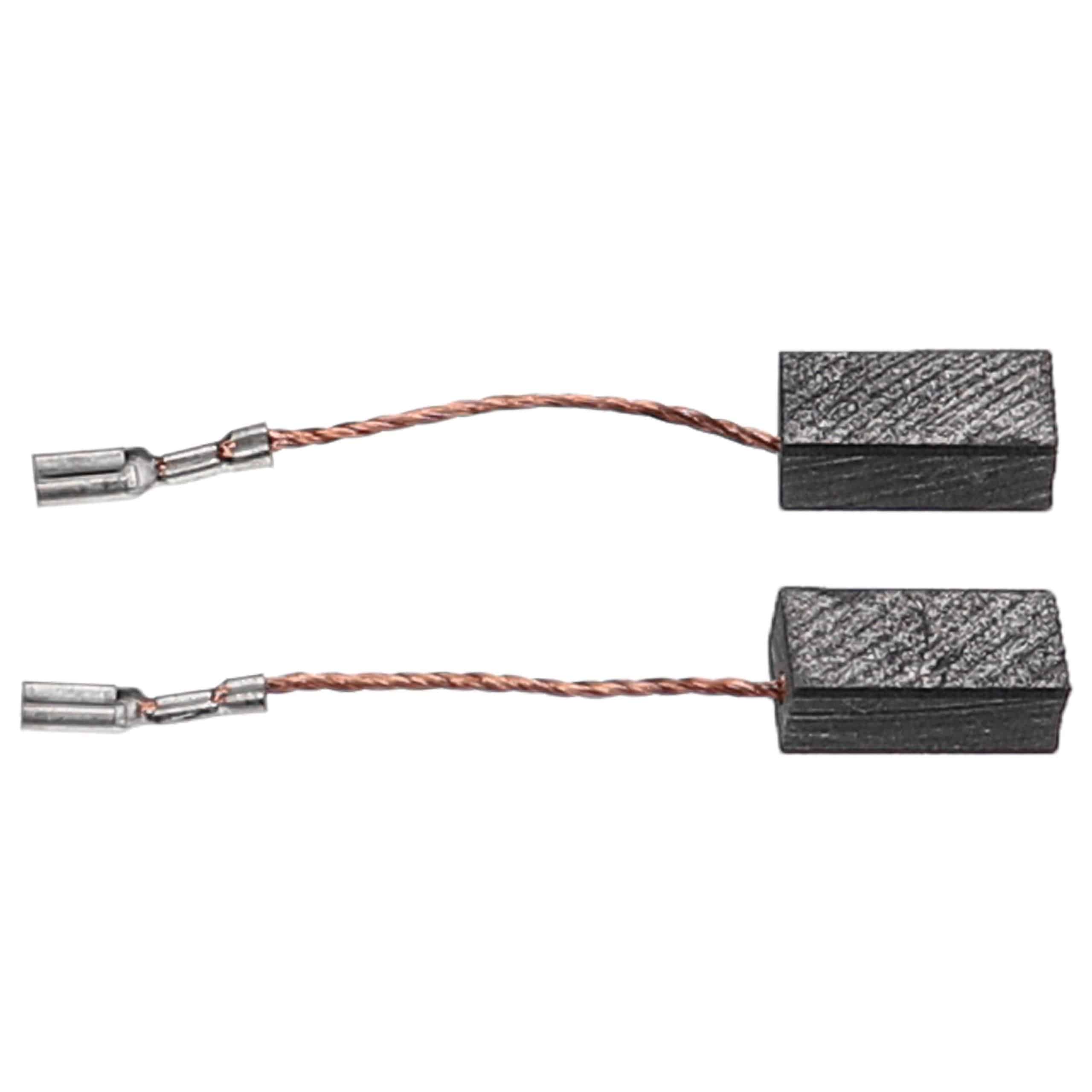 2x Carbon Brush as Replacement for Hitachi 999-076 Electric Power Tools, 6.5 x 9 x 17mm