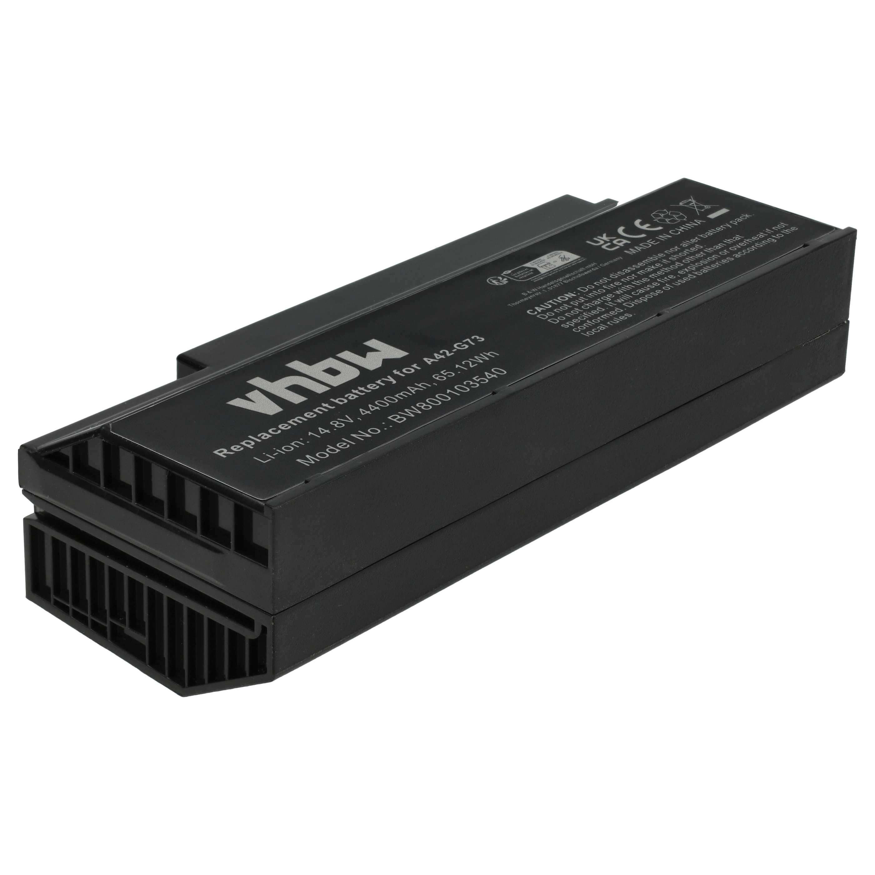 Akumulator do laptopa zamiennik Asus 07G016DH1875, 70-NY81B1000Z - 4400 mAh 14,8 V Li-Ion, czarny