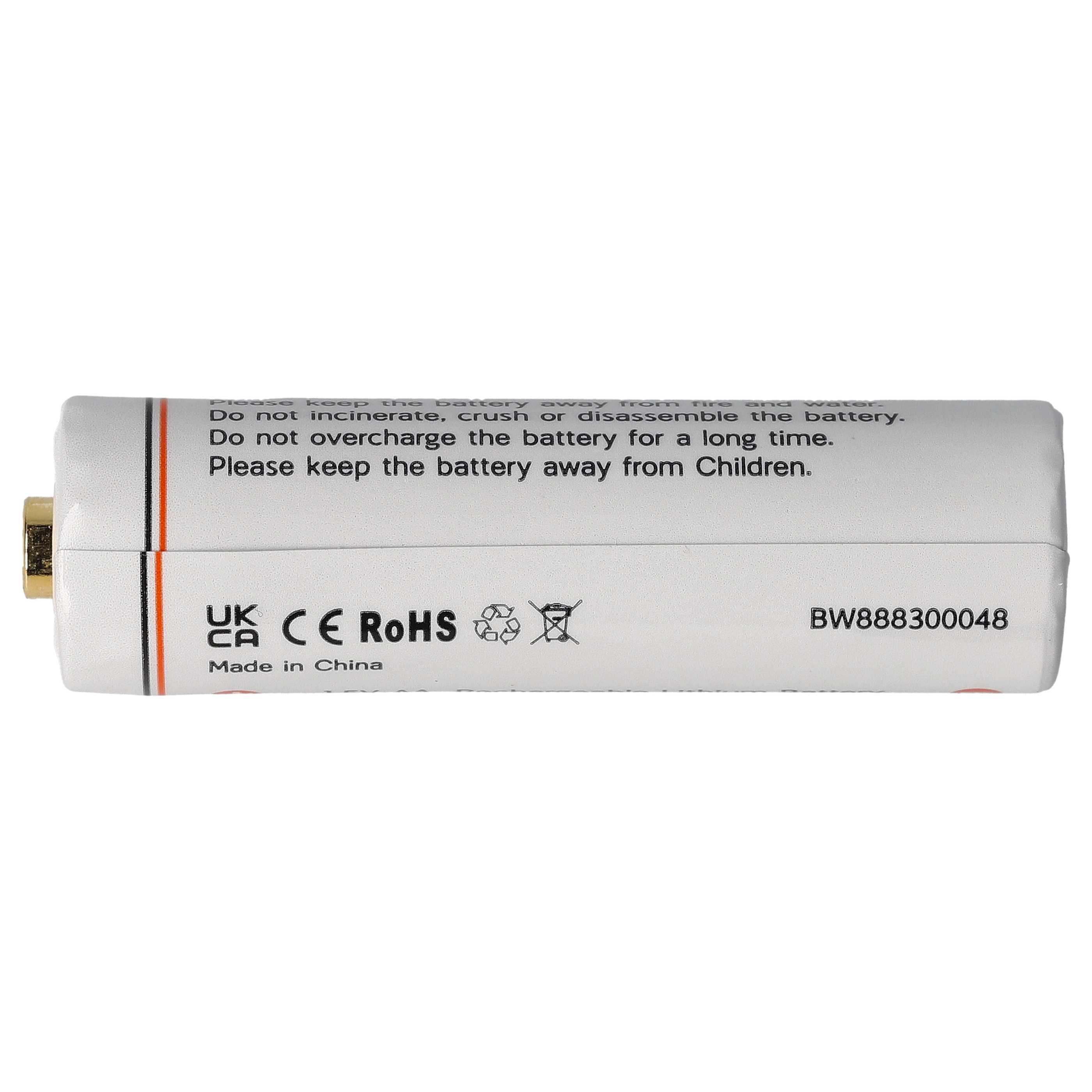 AA Mignon Akku - 650mAh 3,7V Li-Ion