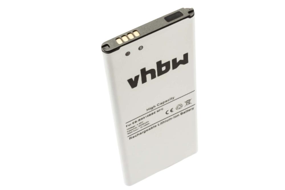 Batterie remplace Samsung EB-BN910BBK, EB-BN910BBE pour téléphone portable - 3220mAh, 3,85V, Li-ion avec NFC