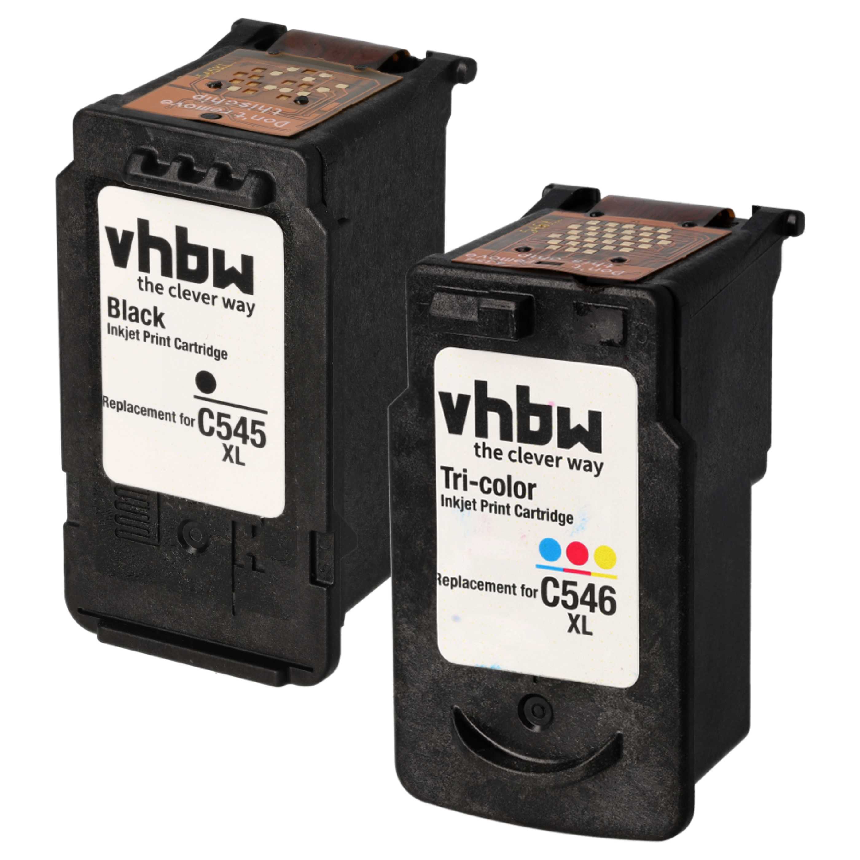 2x Set cartucce di inchiostro sostituisce Canon CL-546, CL-546XL per stampante - B/C/M/Y rigenerata 24 ml