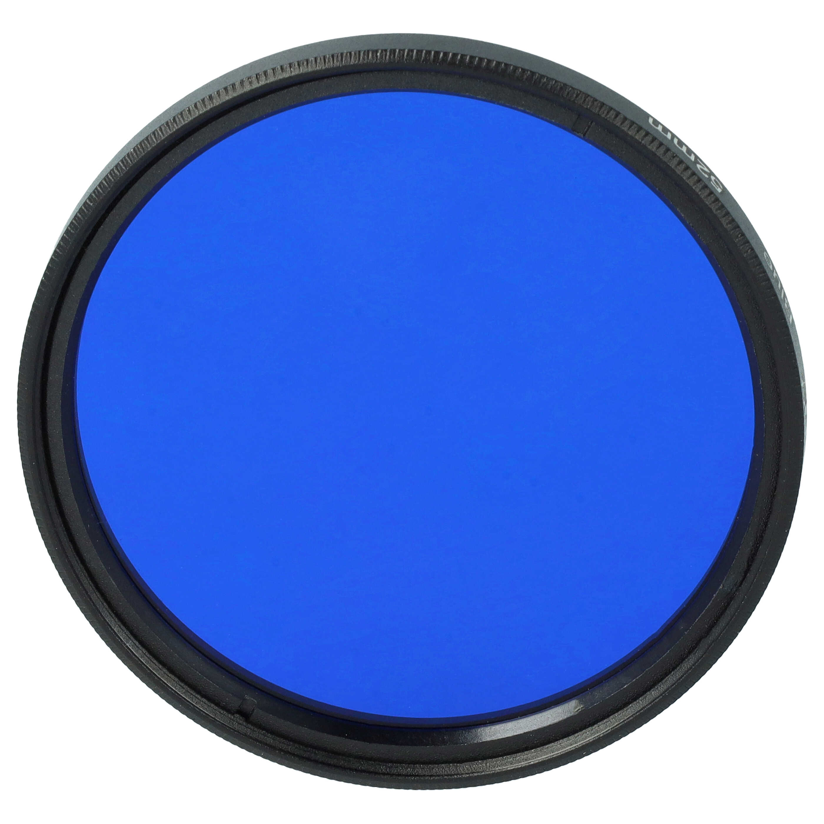 Filtr fotograficzny na obiektywy z gwintem 52 mm - filtr niebieski