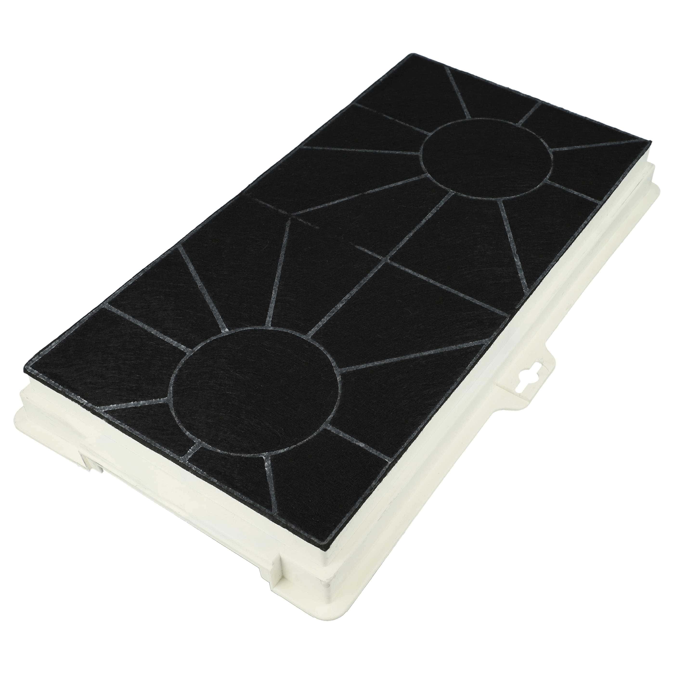 4x Filtres à charbon actif remplace Balay 461422 / 00461422 pour hotte Bosch + bague de fixation