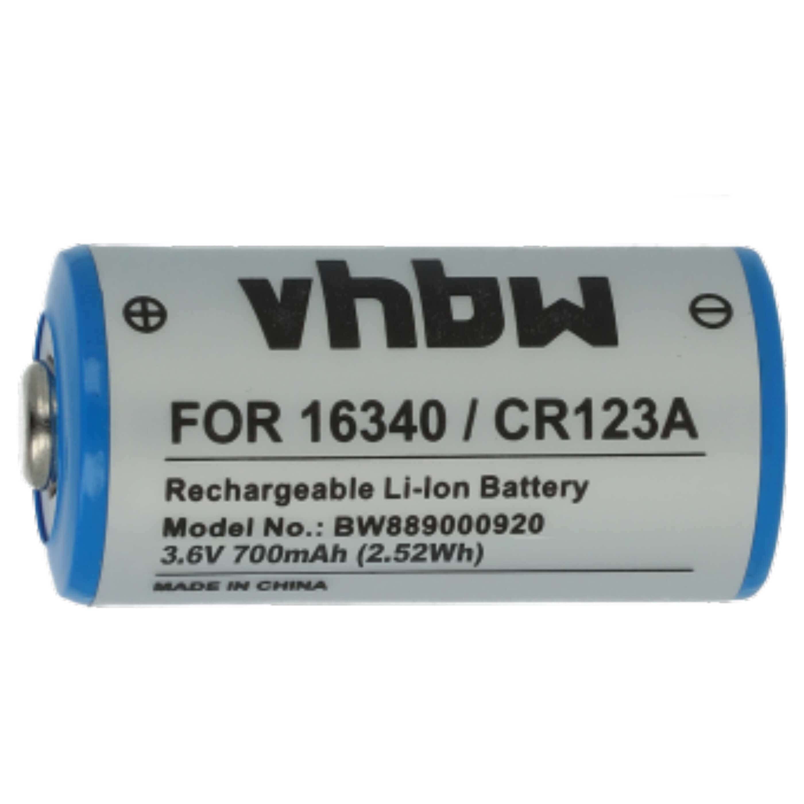 Cargador dual incl. 2x baterías CR123A (700 mAh) para baterías Gigaset, , Sommer Motion Sensor One XLi-Ion , e
