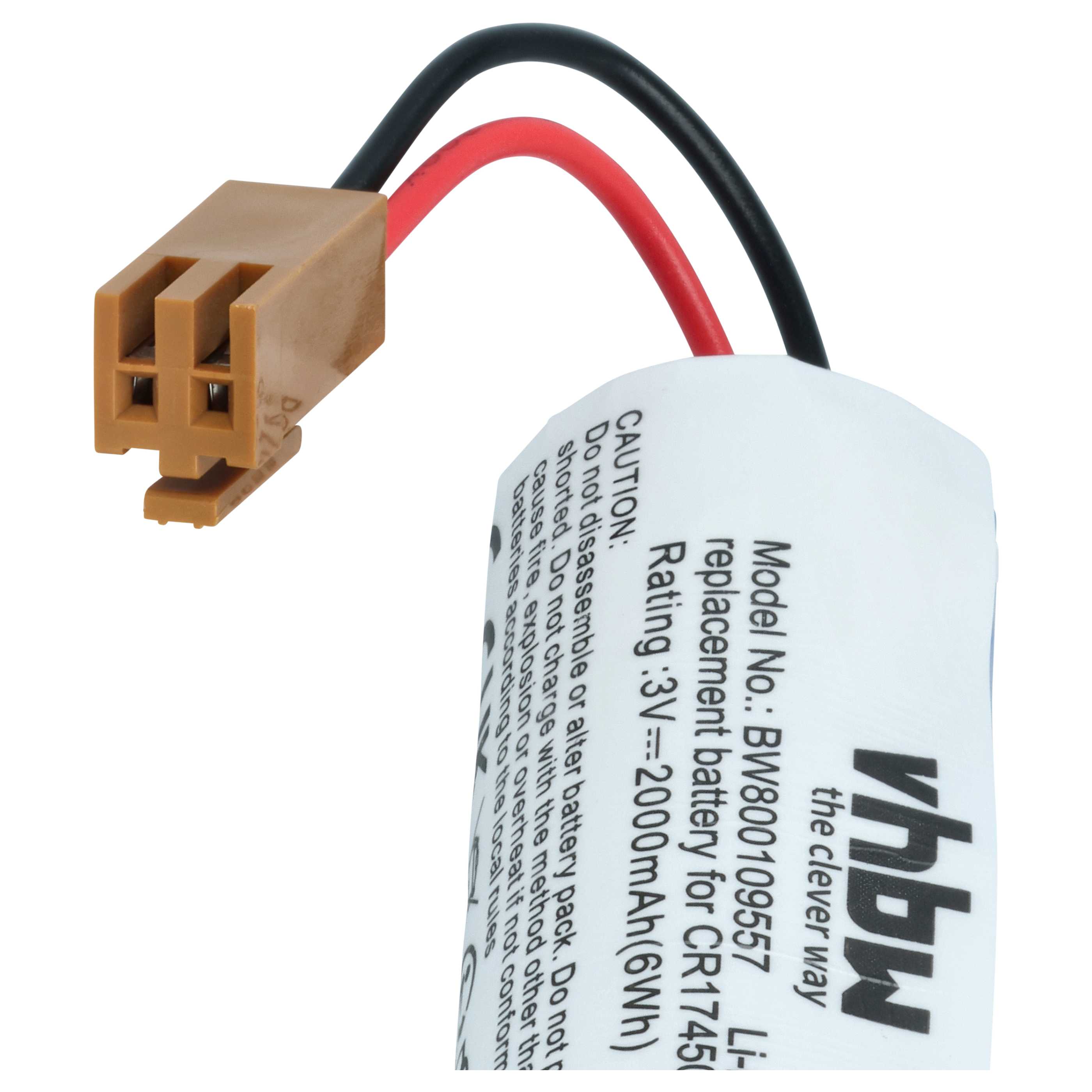 Industrial Controller 5x Battery replaces A02B0200K102, A02B-0200-K102, CR17450ER-CX - 2000mAh 3V Li-Ion